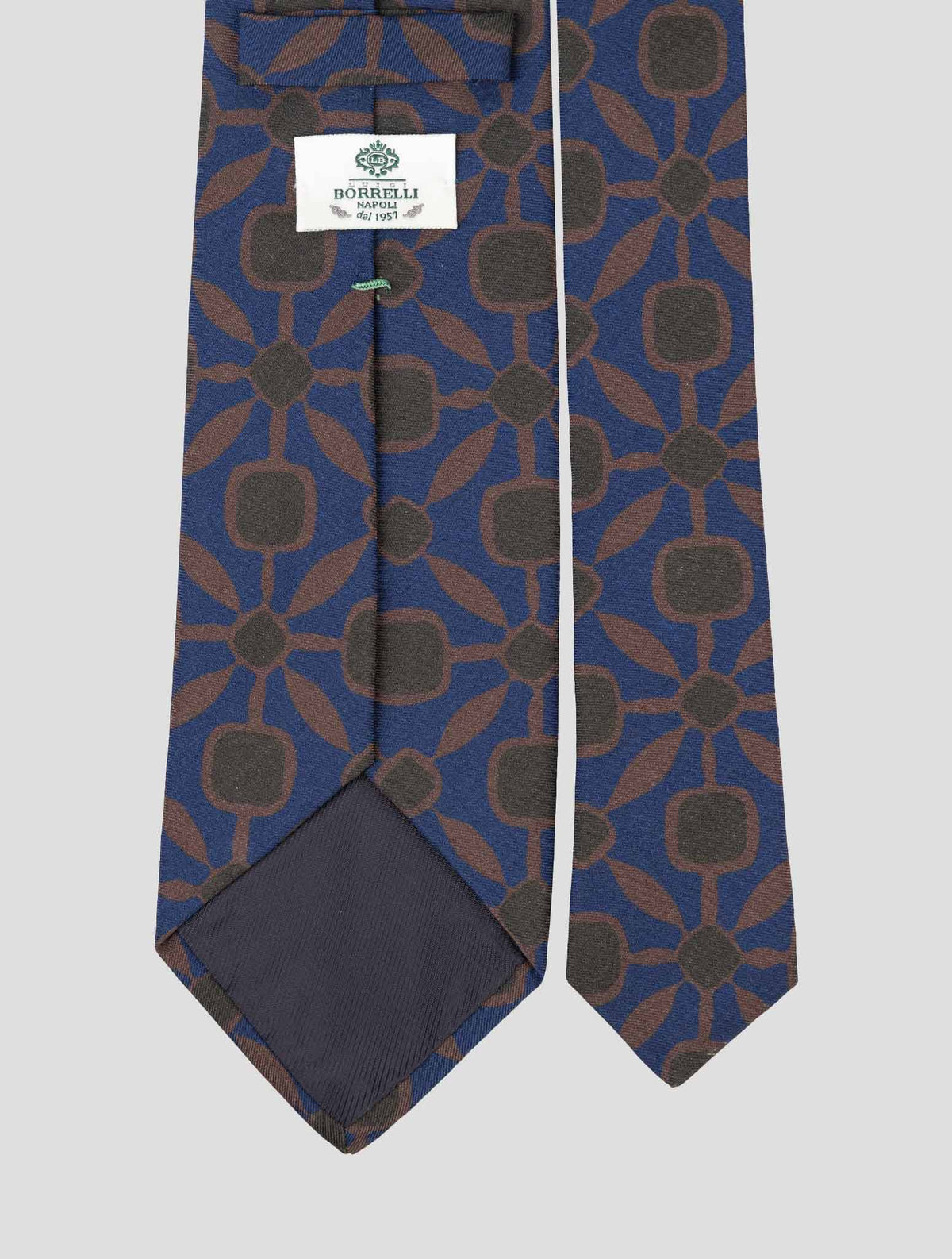 Luigi Borrelli Multicolor Virgin Wool Linen Tie