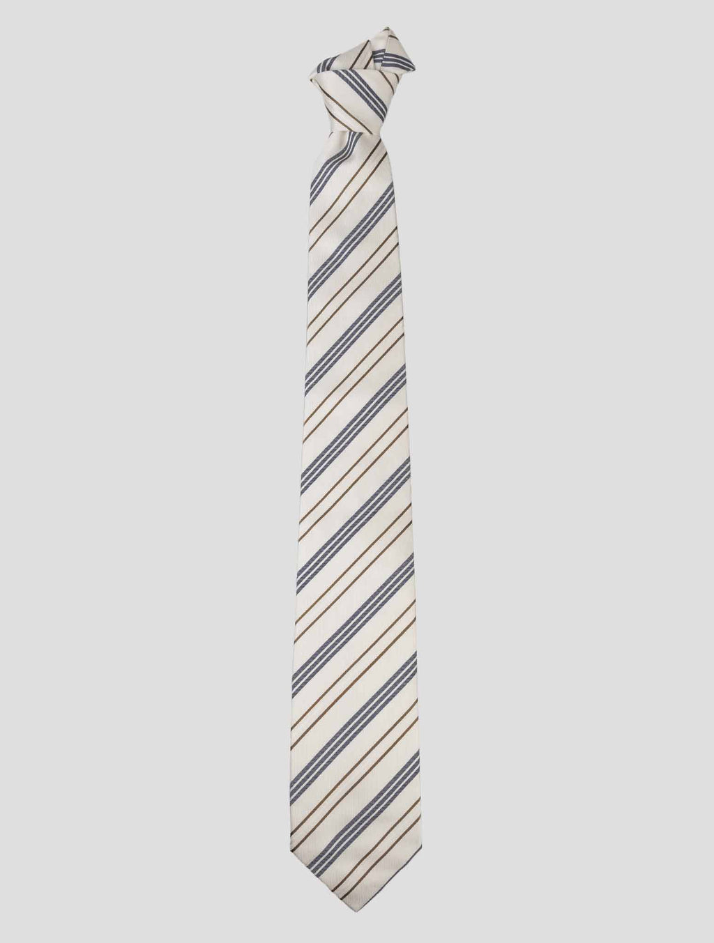 Luigi Borrelli Luigi Borrelli White Silk Tie White