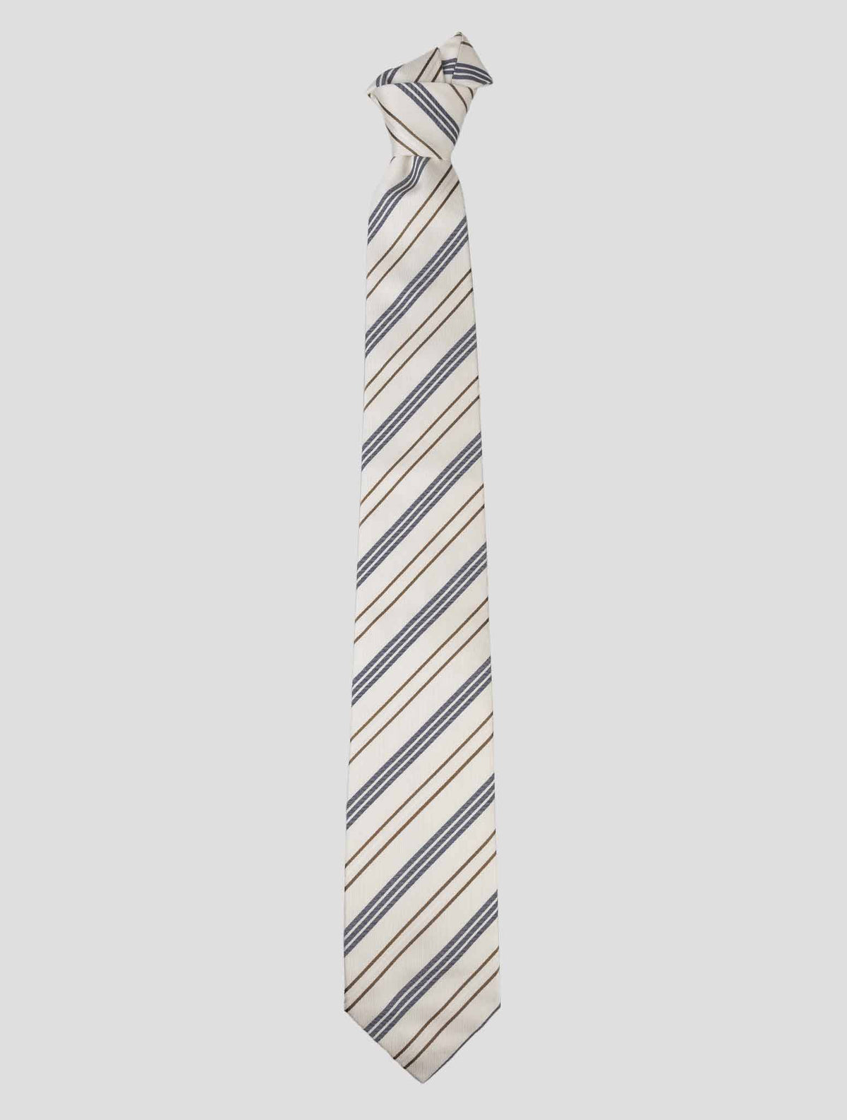 Luigi Borrelli Luigi Borrelli White Silk Tie White