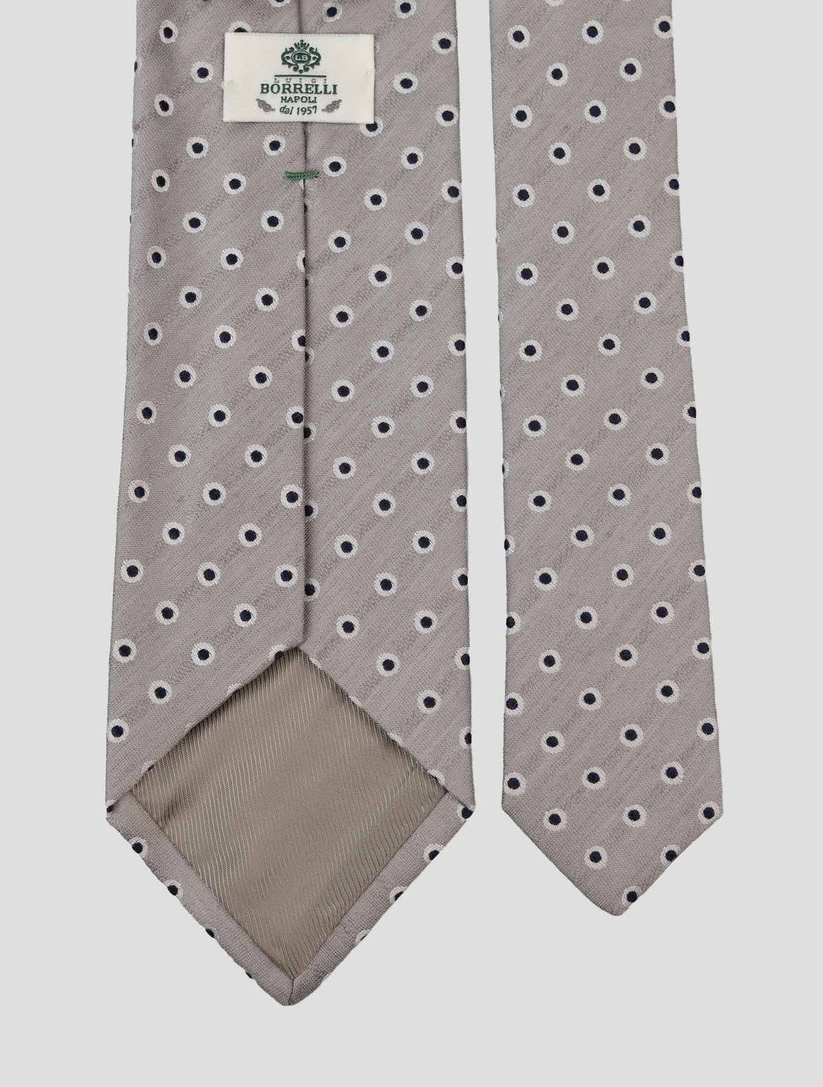 Luigi Borrelli Multicolor Silk Linen Tie