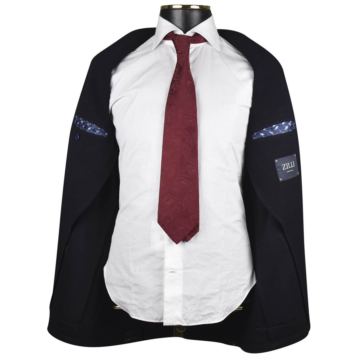 Zilli Blue Wool Blazer