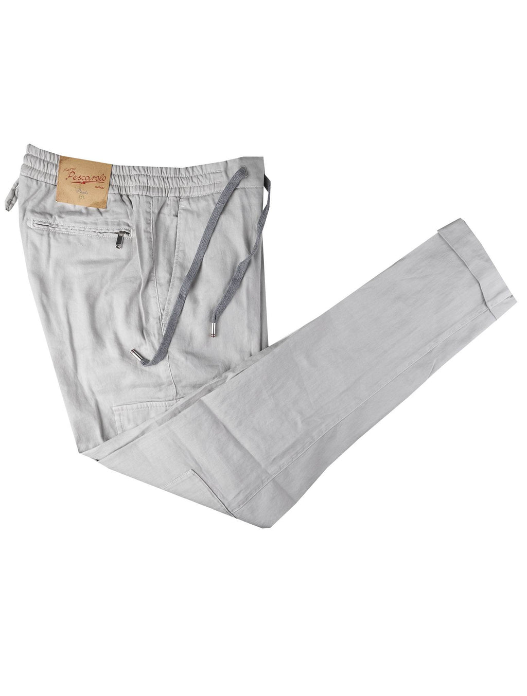 Marco Pescarolo Gray Linen Cotton Ea Cargo Pants