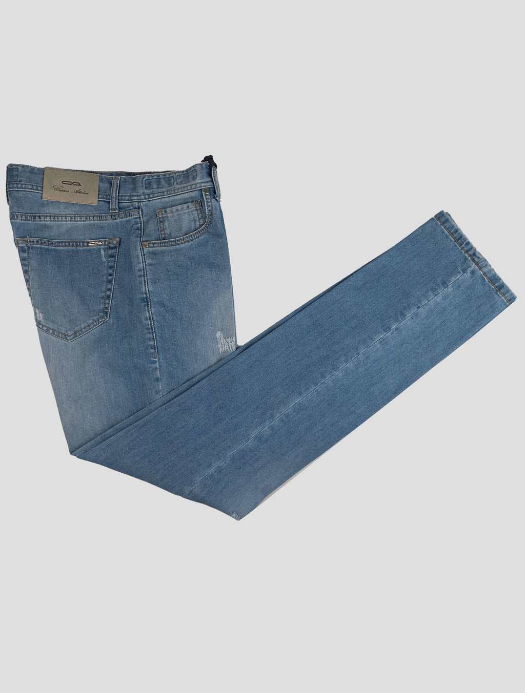 Cesare Attolini Light Blue Cotton Ea Jeans