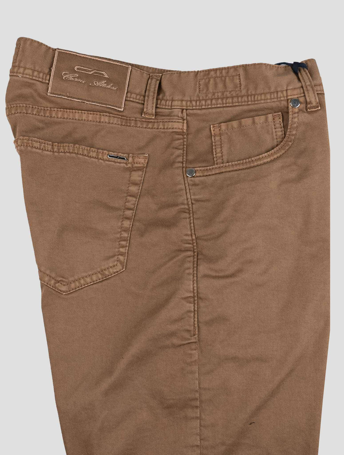Cesare Attolini Brown Cotton Ea Jeans