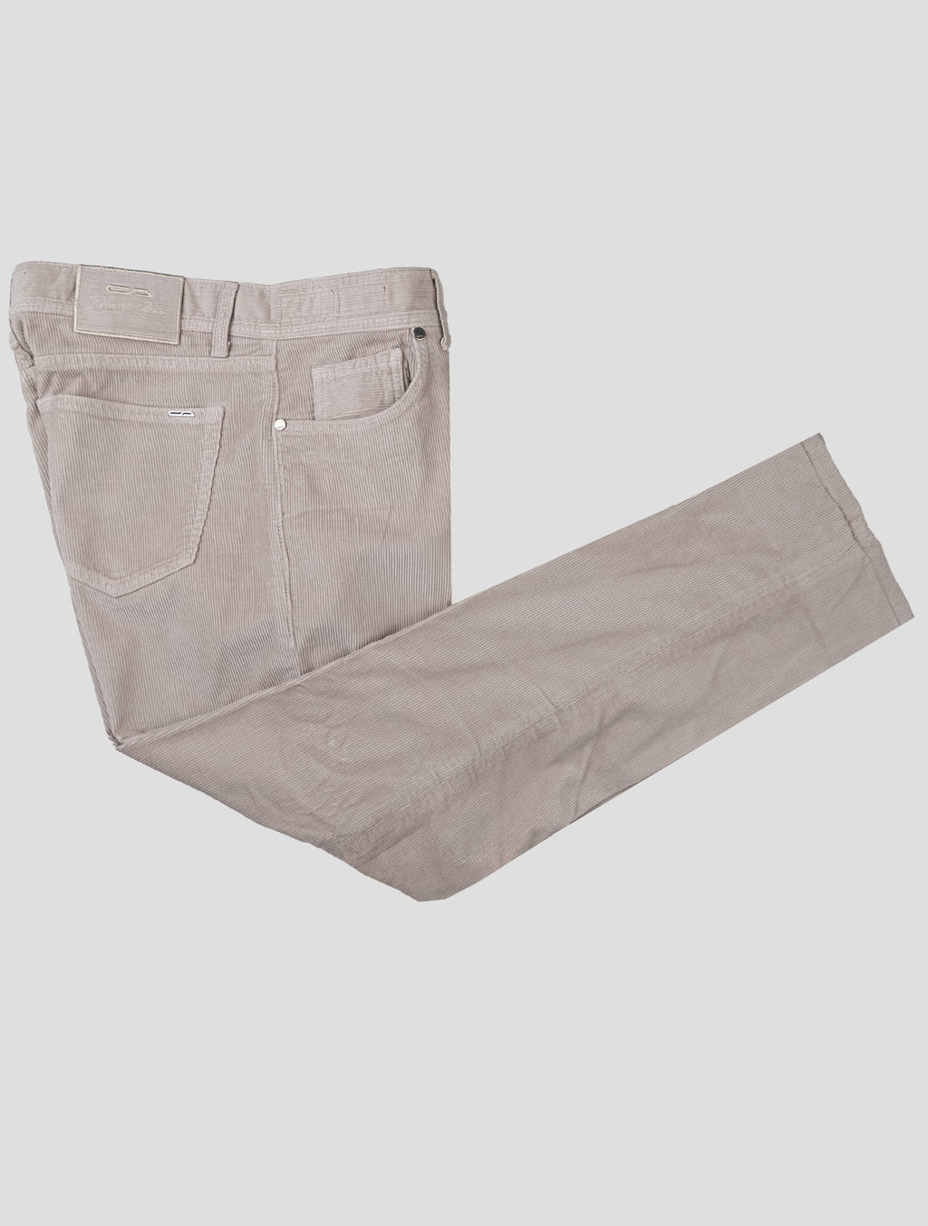 Cesare Attolini Beige Cotton Cashmere Ea Velvet Jeans