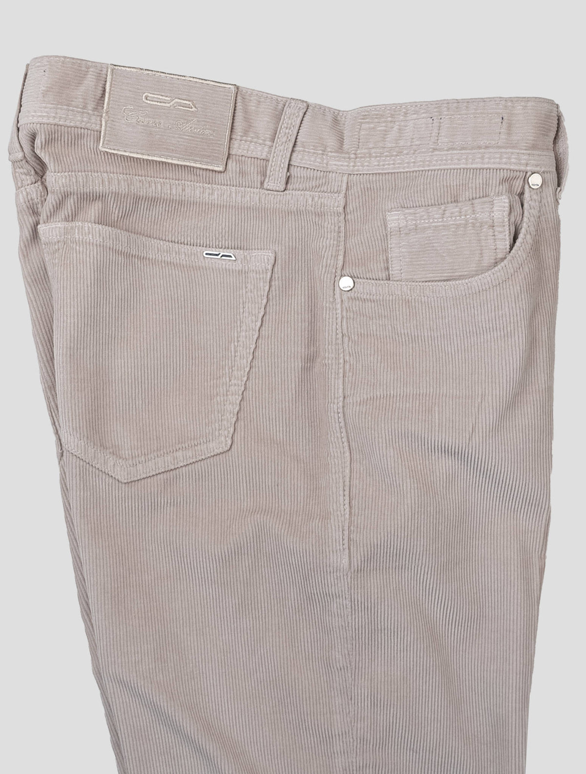 Cesare Attolini Beige Cotton Cashmere Ea Velvet Jeans