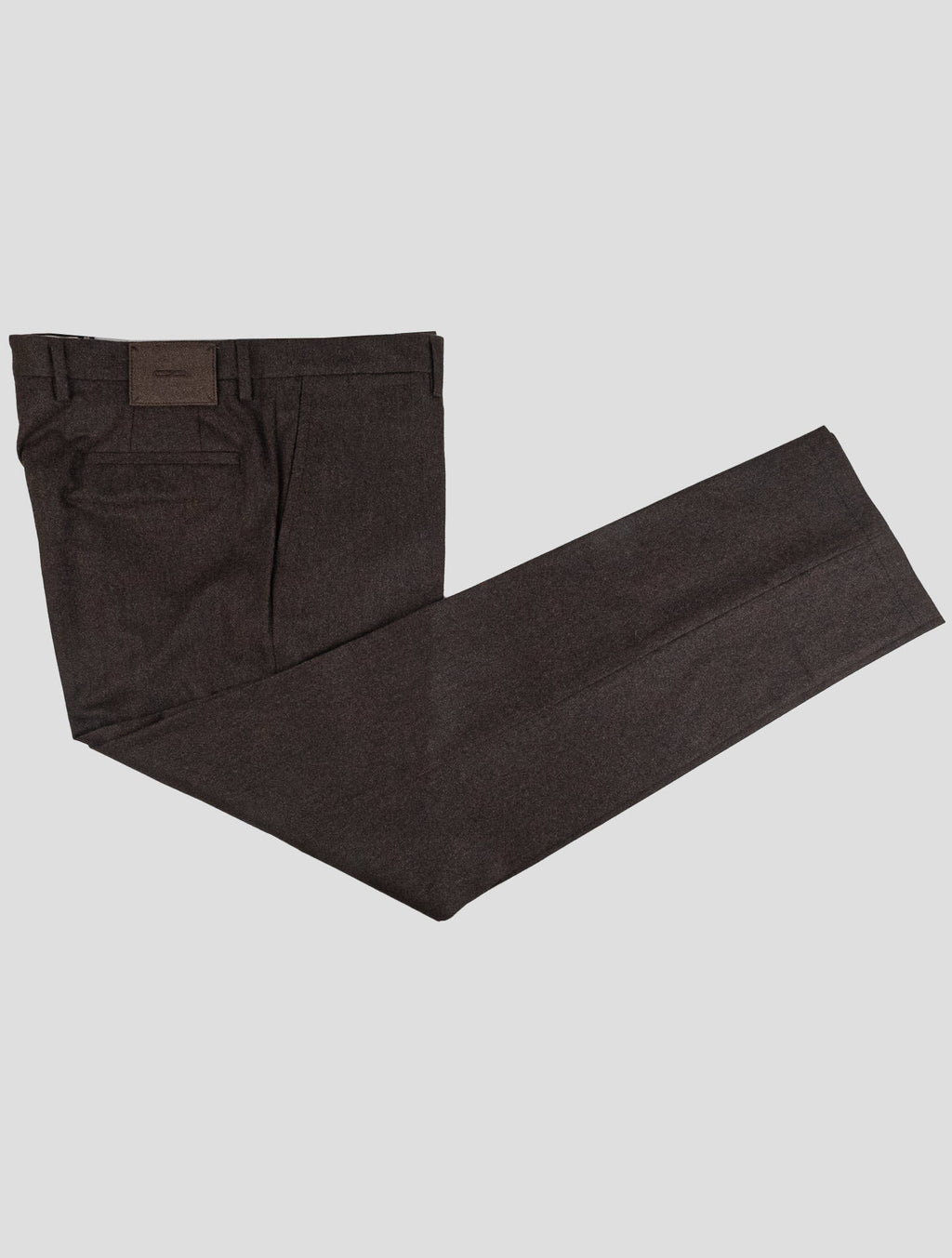 Cesare Attolini Brown Wool Cashmere Ea Dress Pants