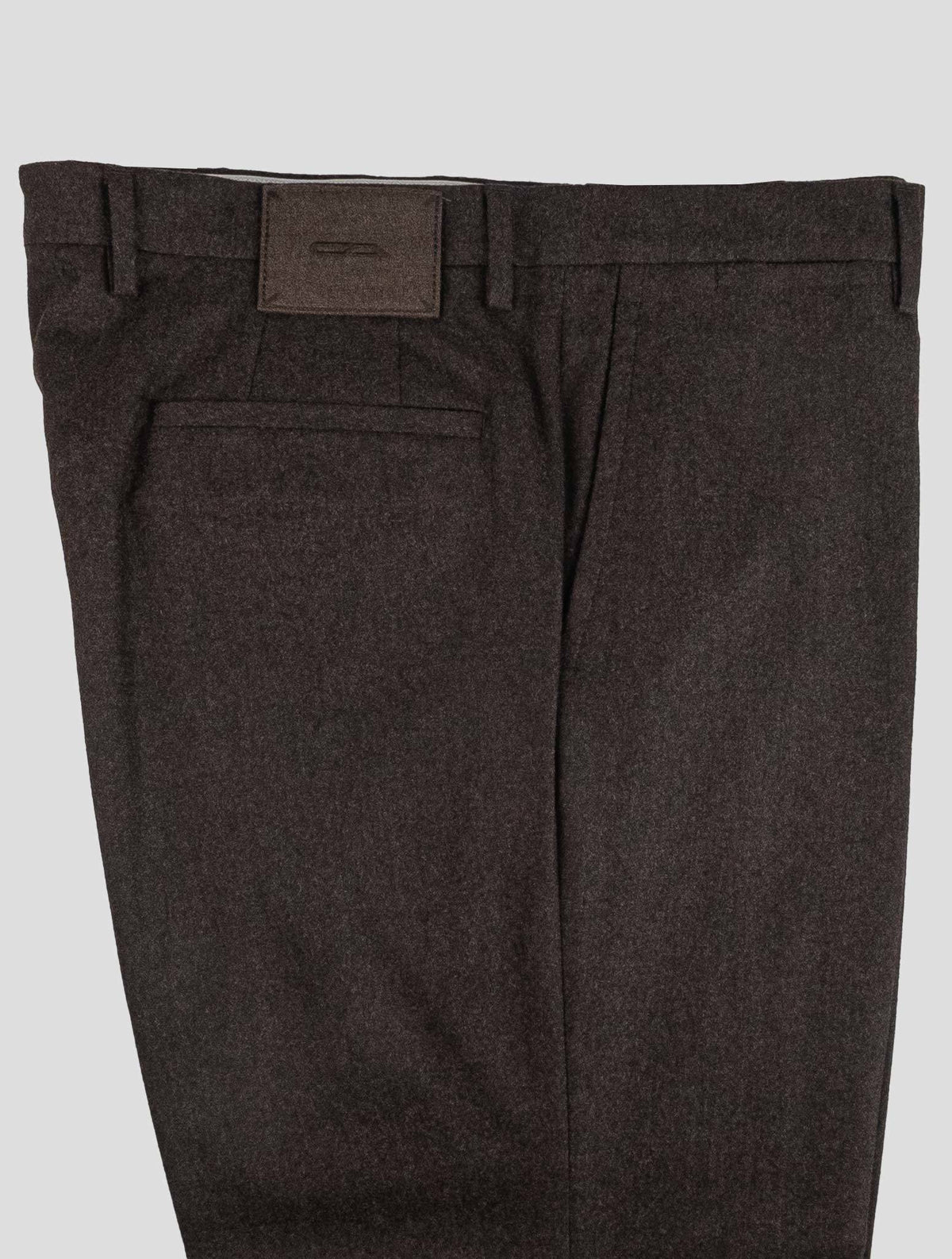 Cesare Attolini Brown Wool Cashmere Ea Dress Pants