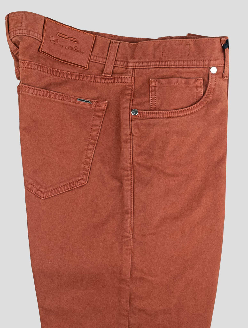 Cesare Attolini Brown Cotton Ea Jeans