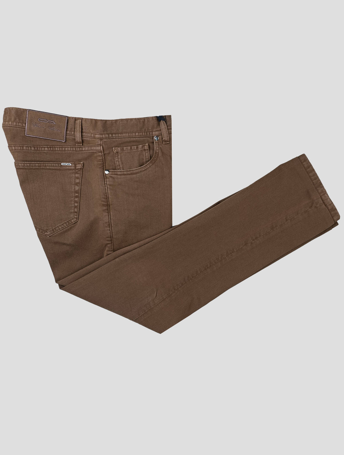 Cesare Attolini Brown Cotton Ea Jeans