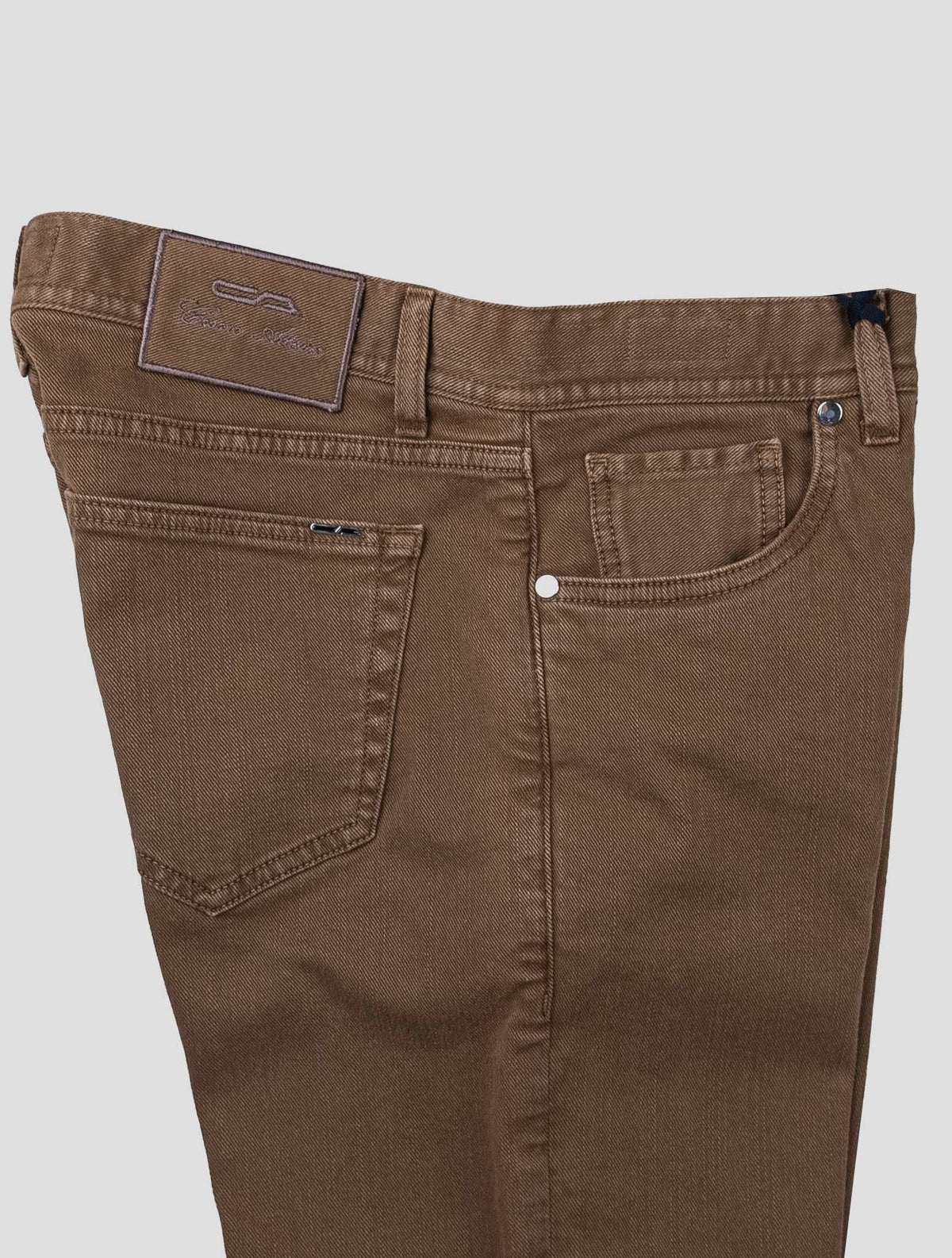 Cesare Attolini Brown Cotton Ea Jeans