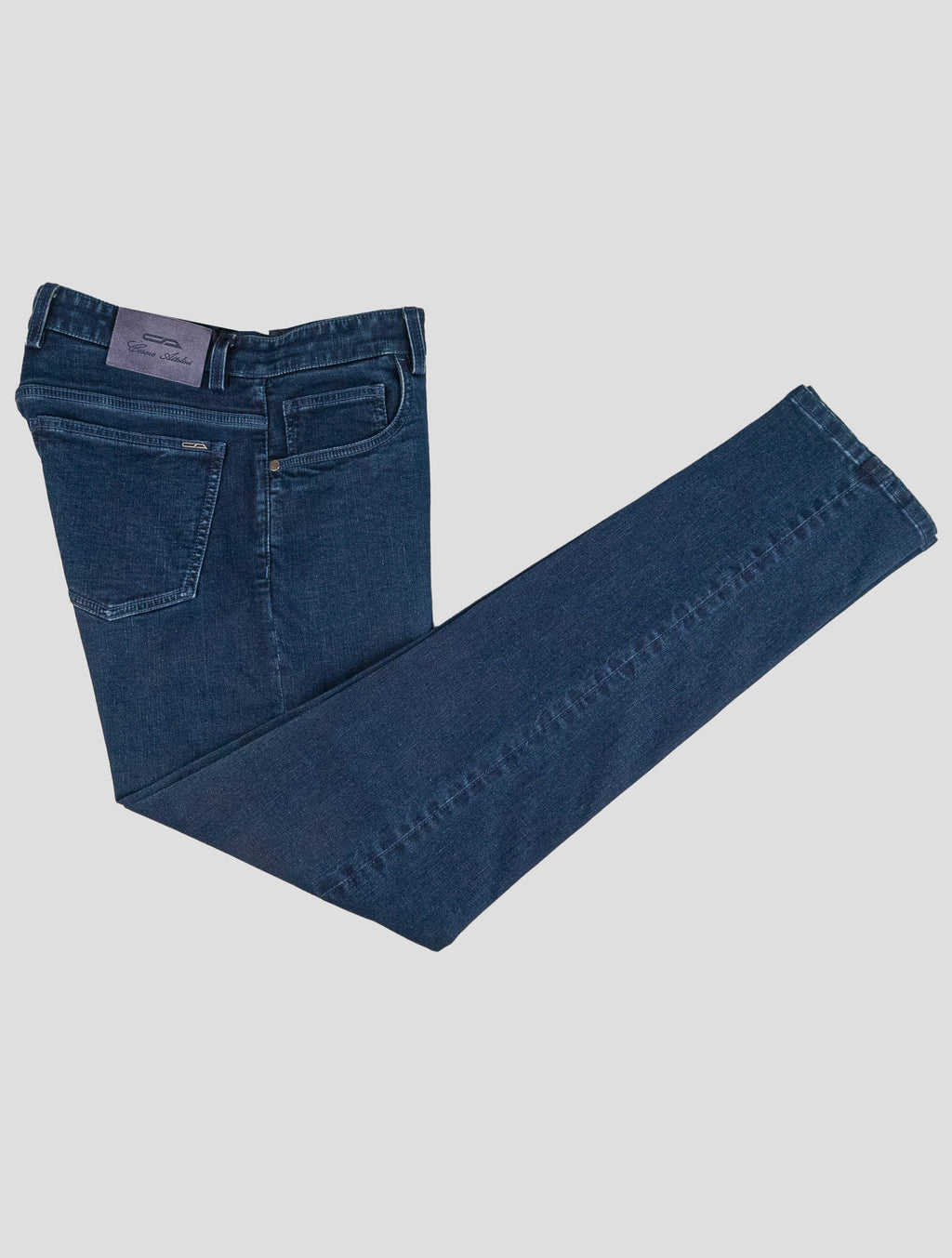 Cesare Attolini Blue Cotton Pu Jeans