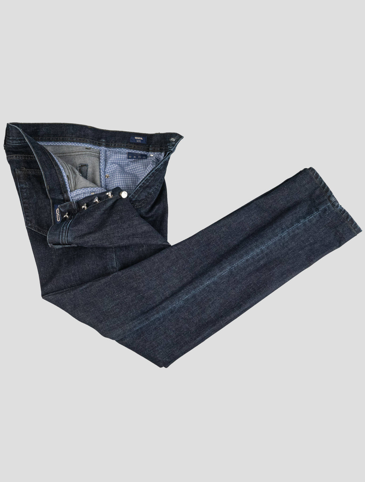 Cesare Attolini Cesare Attolini Blue Cotton Cashmere Ea Jeans Blue 001