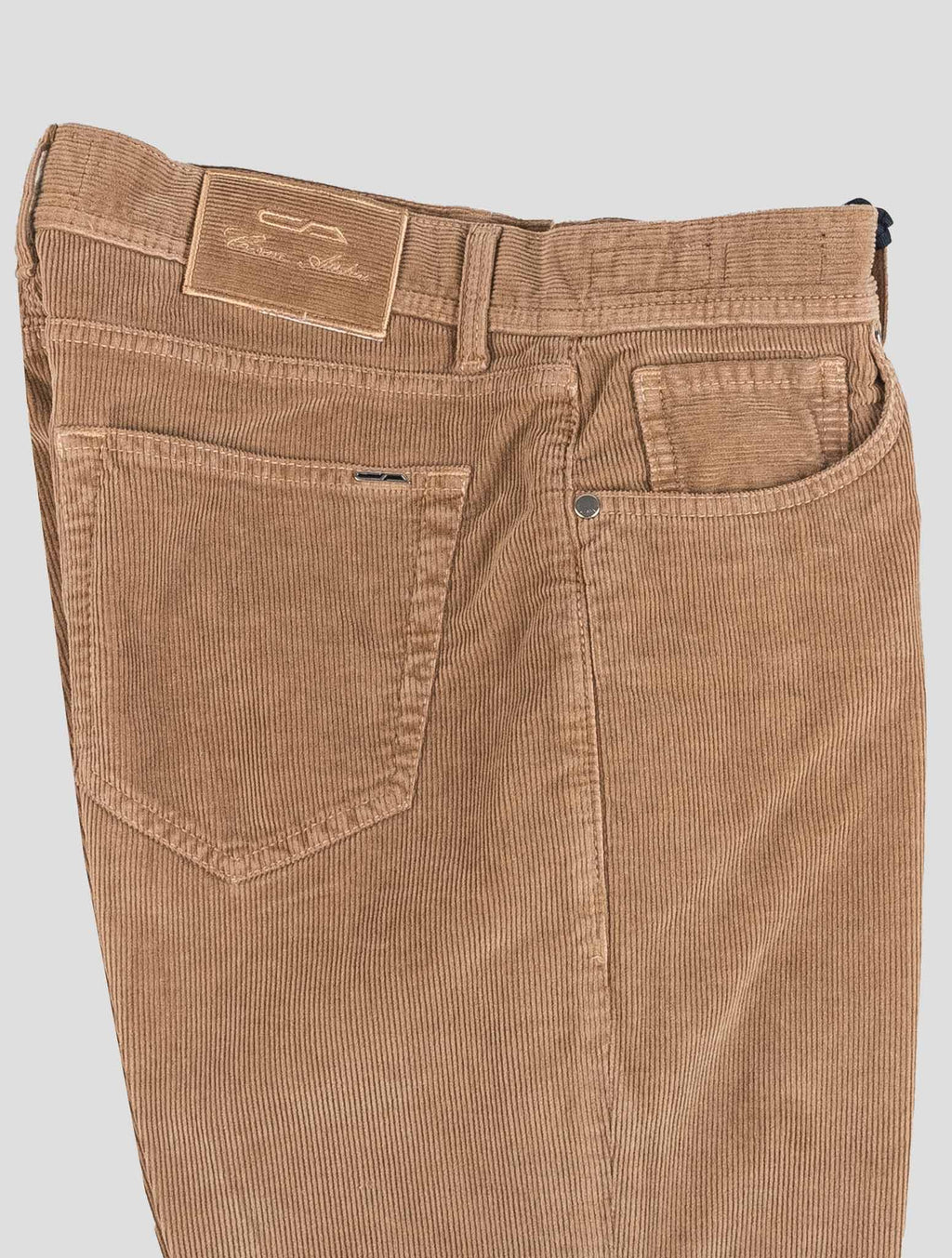Cesare Attolini Beige Cotton Cashmere Ea Velvet Jeans