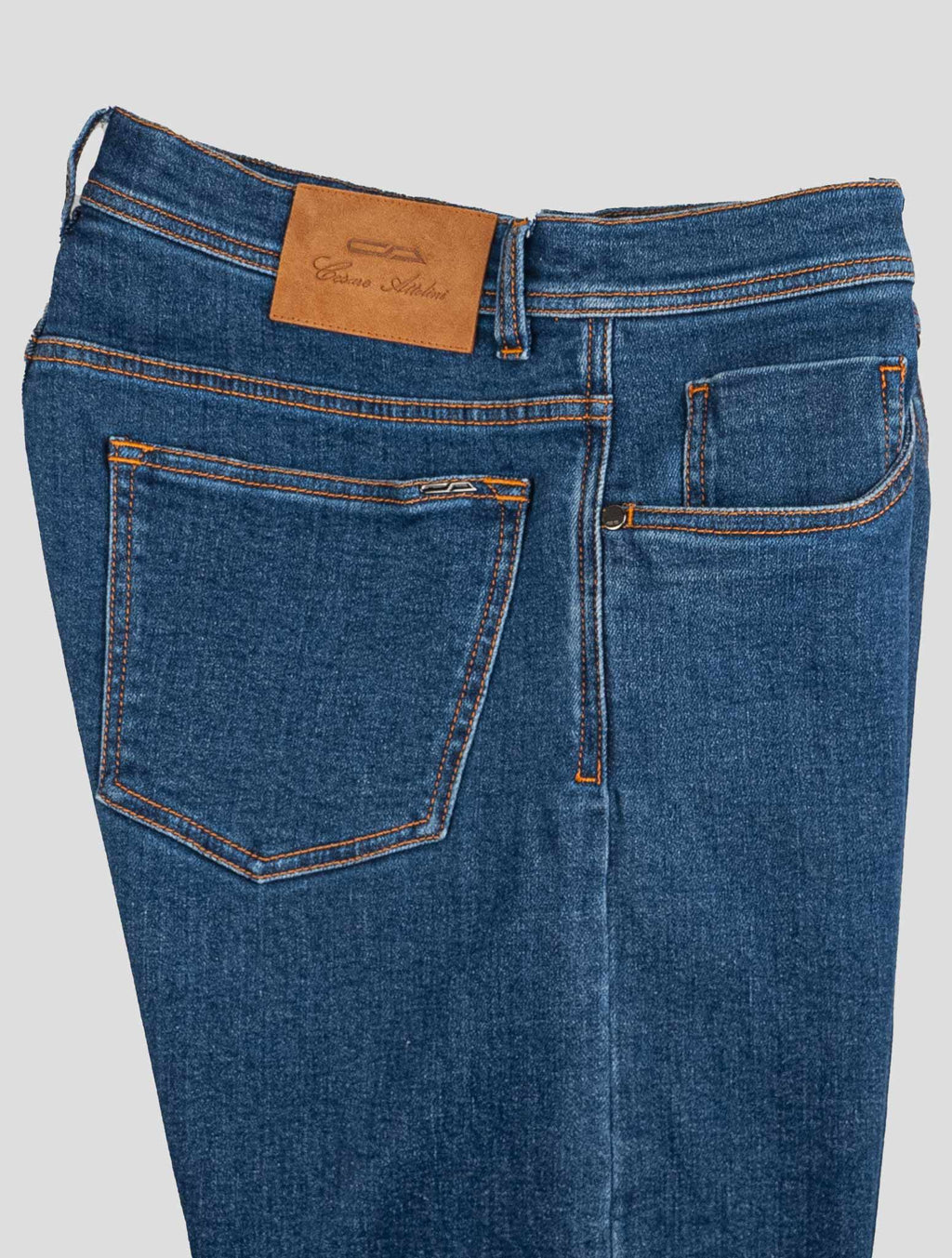 Cesare Attolini Blue Cotton Cashmere Ea Jeans