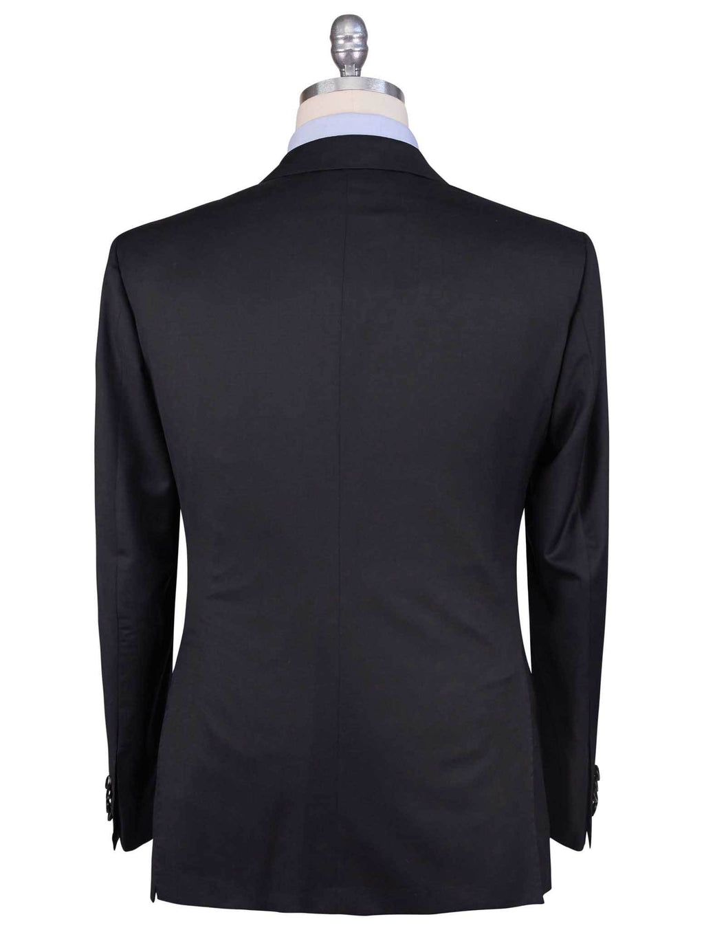 Kiton Black Virgin Wool Suit