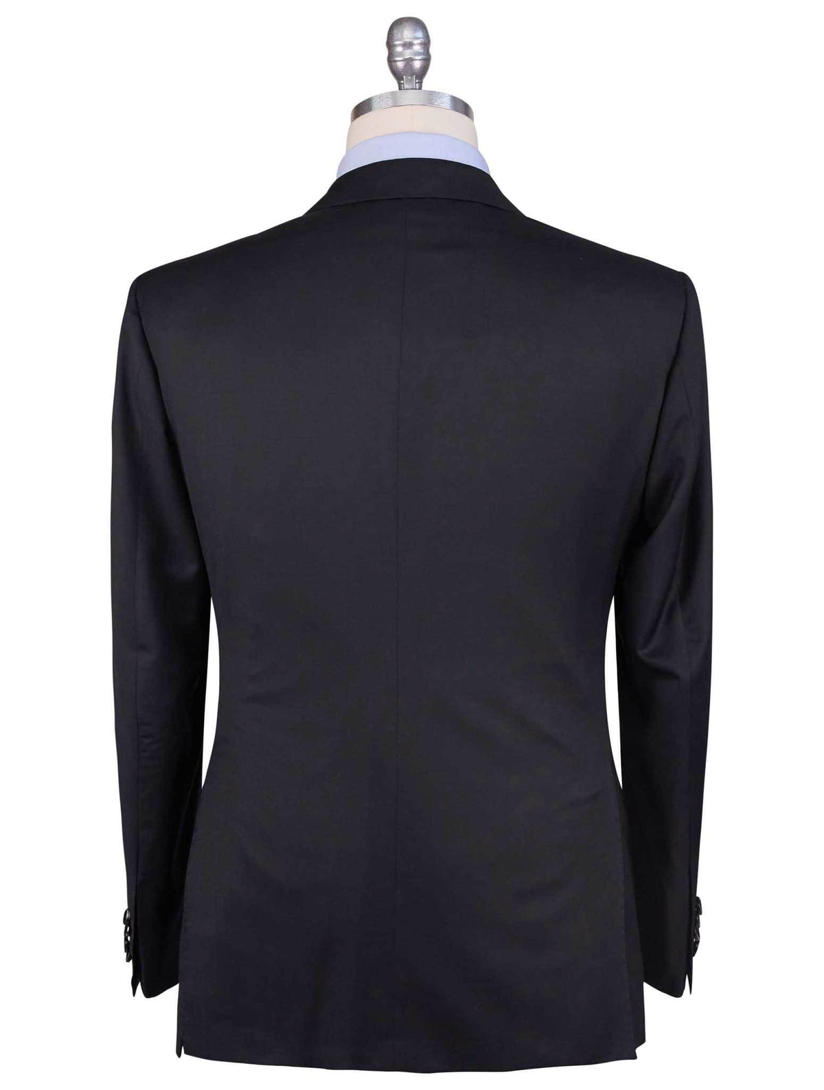 Kiton Black Virgin Wool Suit