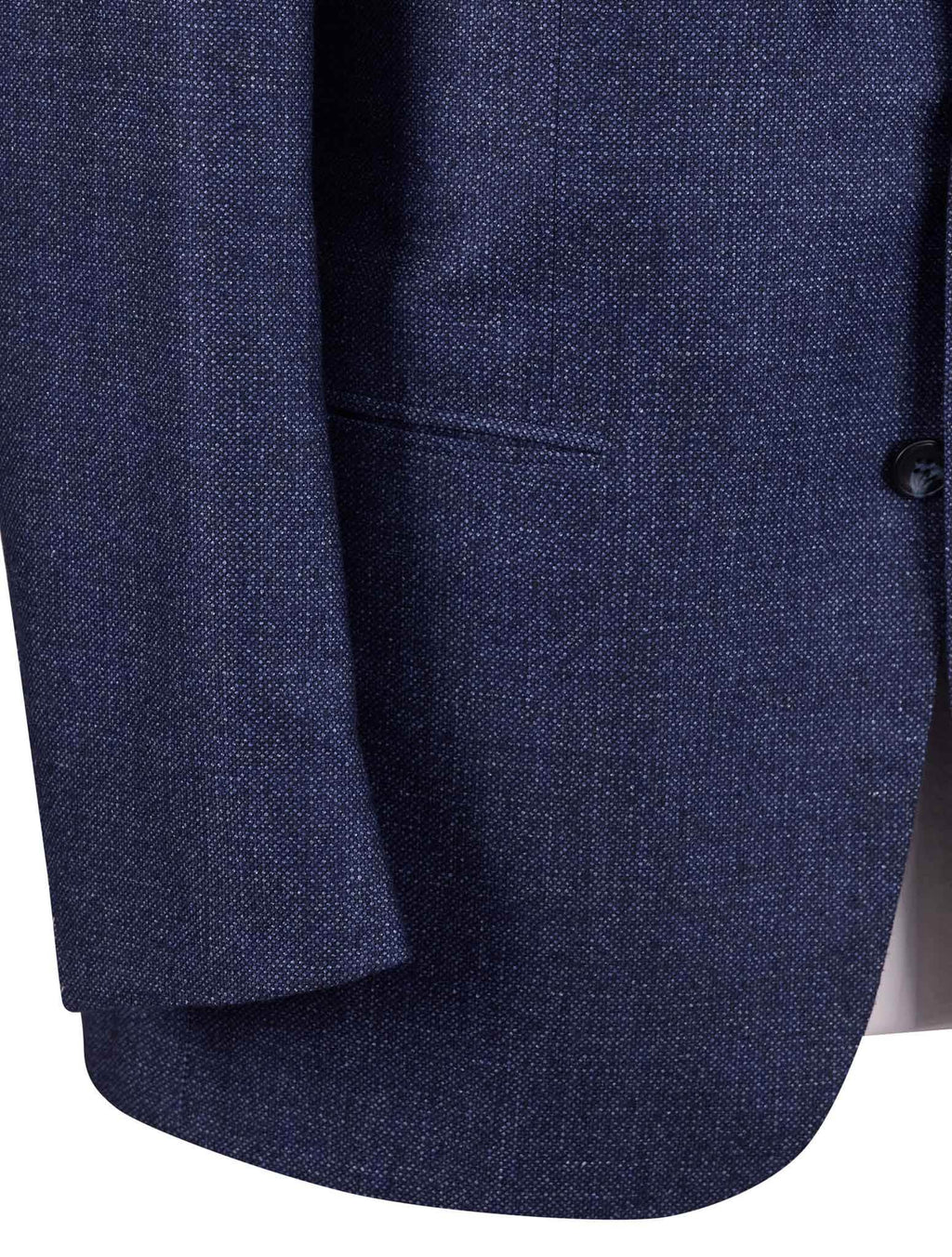 Kiton Blue Cashmere Silk Linen Suit