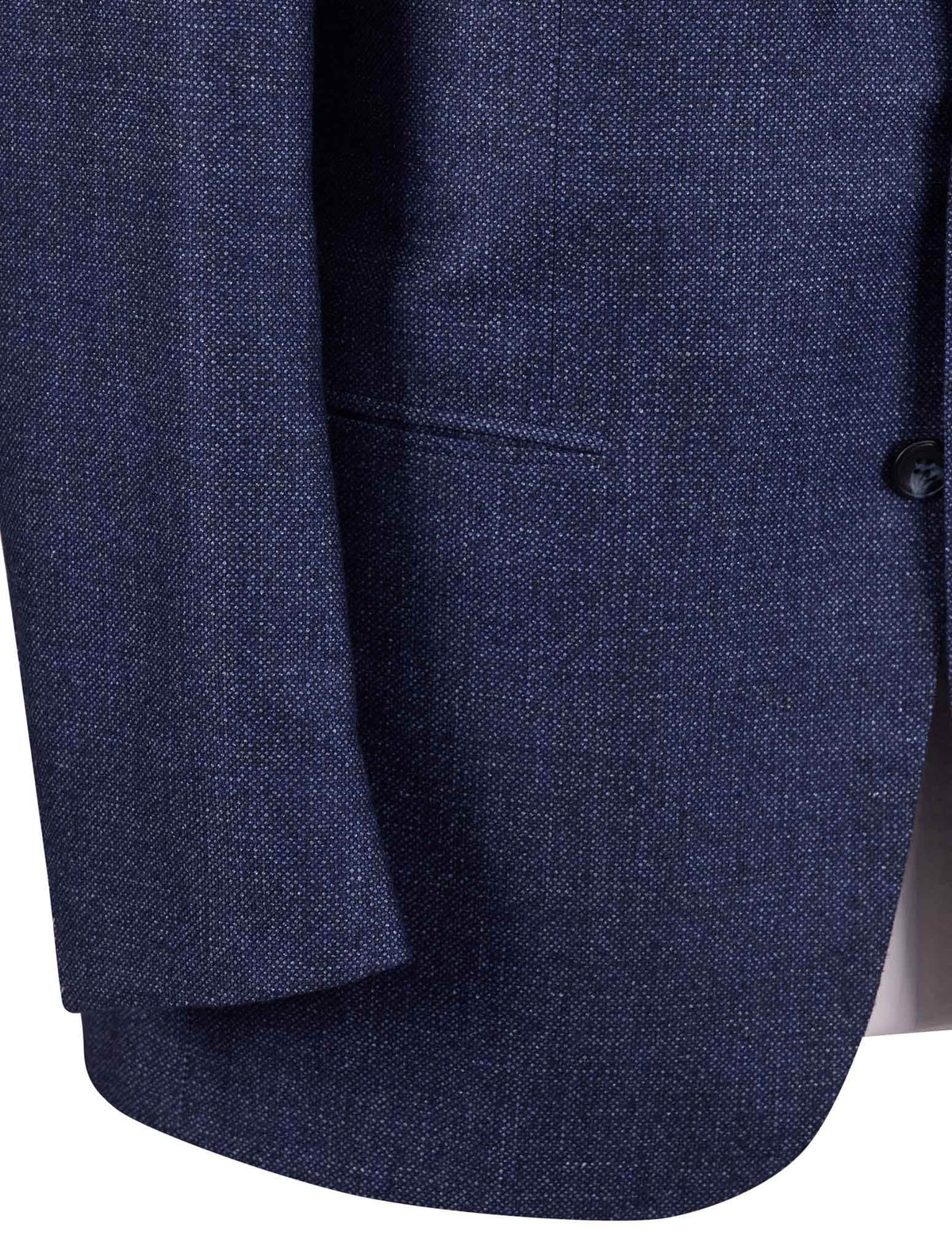 Kiton Blue Cashmere Silk Linen Suit