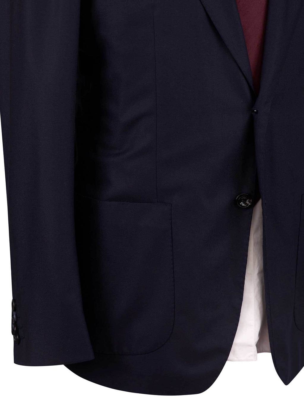 Kiton Blue Virgin Wool 13.4 Micron Suit