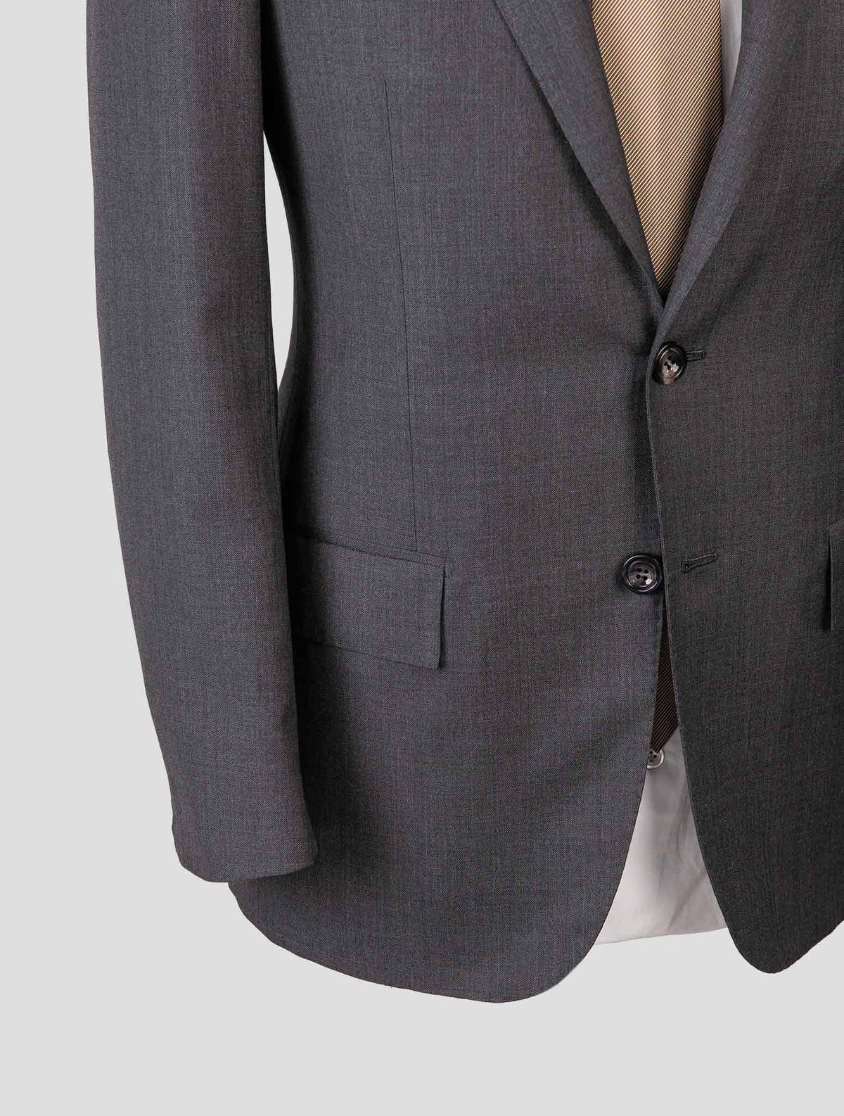 Kiton Gray Wool Suit