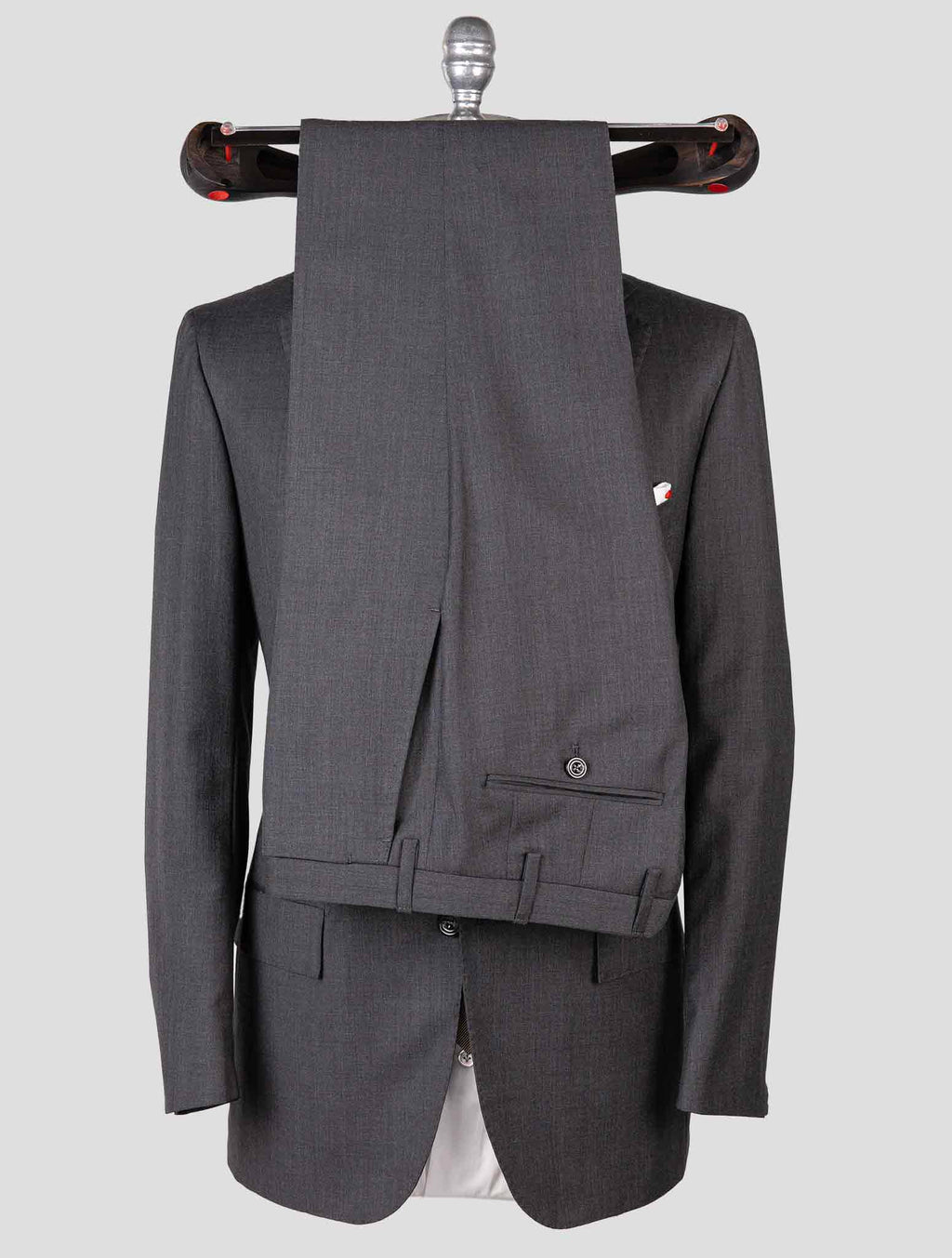 Kiton Gray Wool Suit