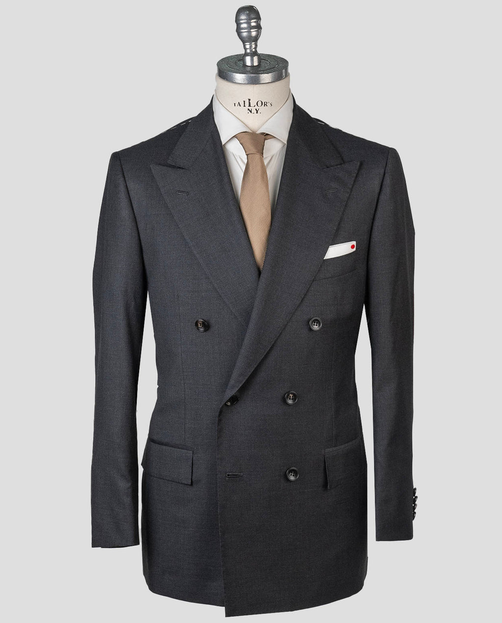 Kiton Kiton Gray Virgin Wool 140's Suit Gray 000