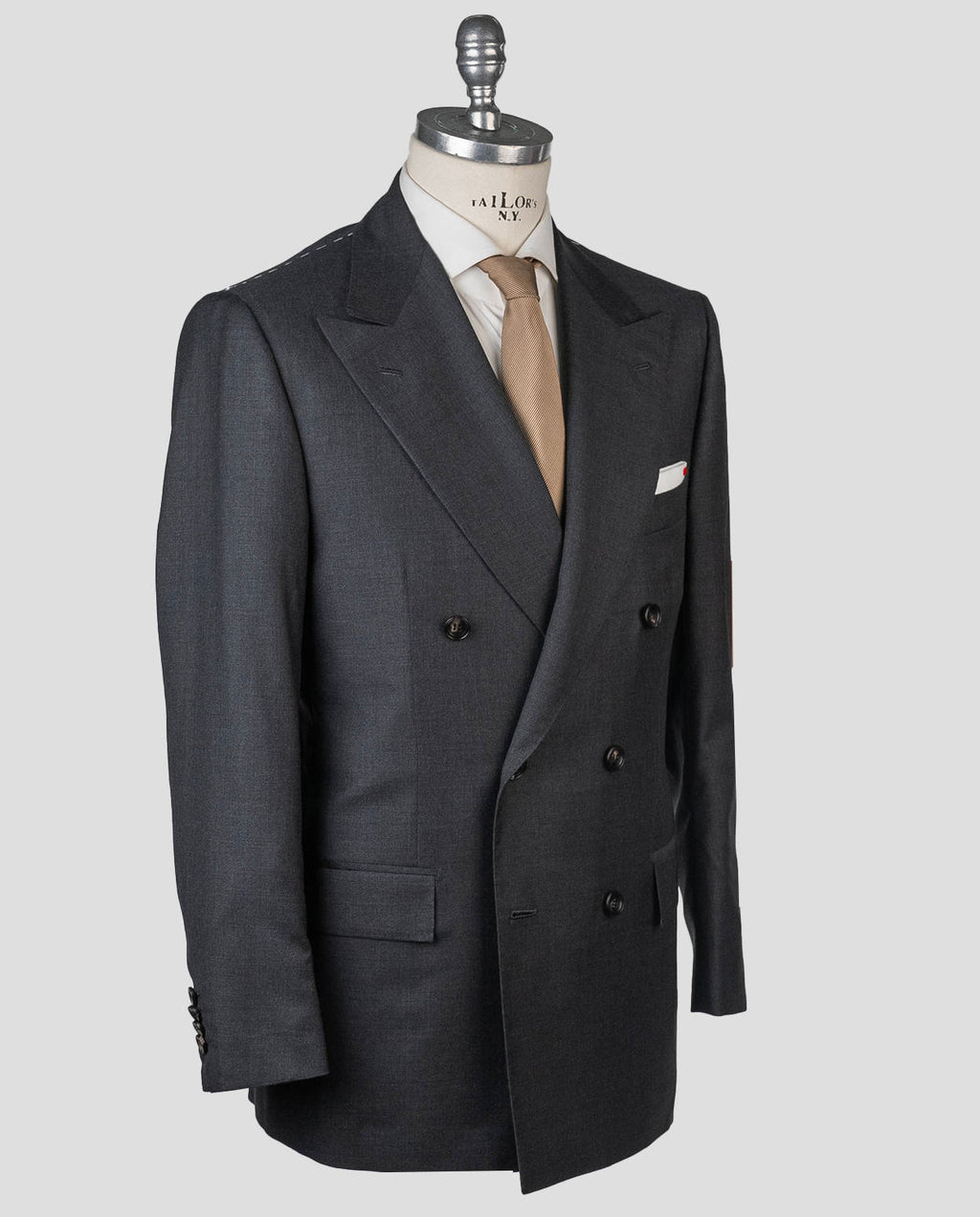 Kiton Kiton Gray Virgin Wool 140's Suit Gray 001