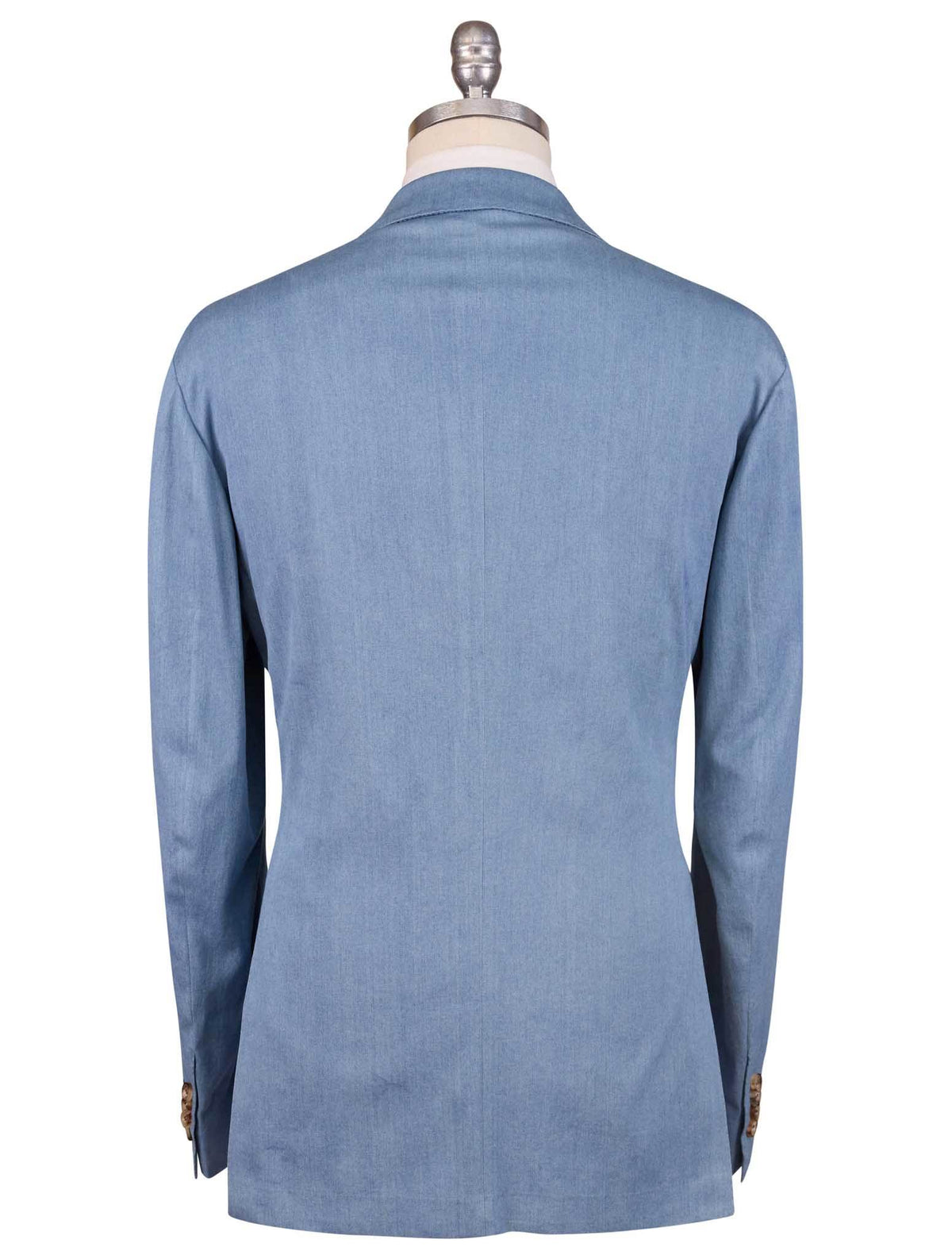Kiton Light Blue Cotton Ea Short Pants Suit