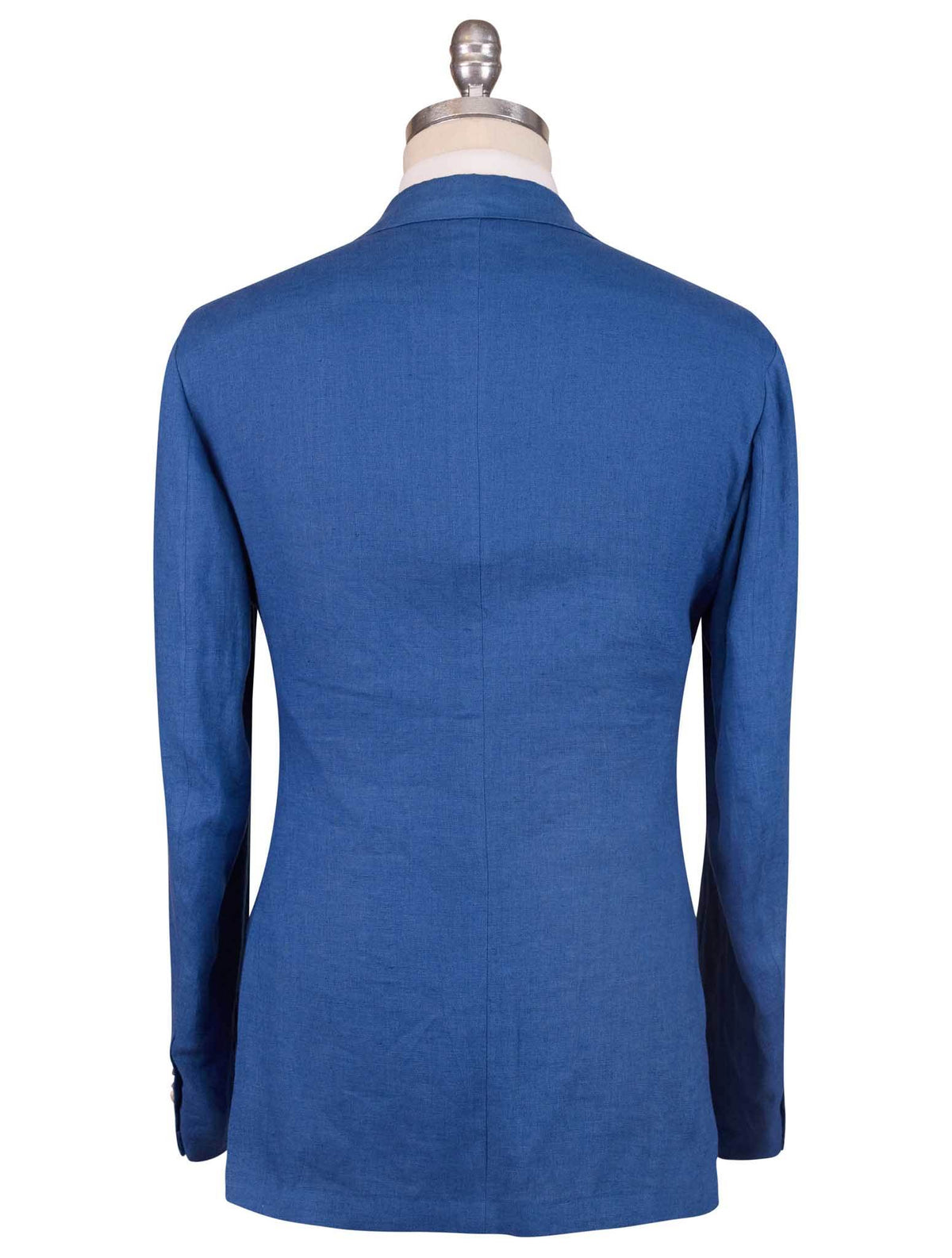 Kiton Blue Linen Suit