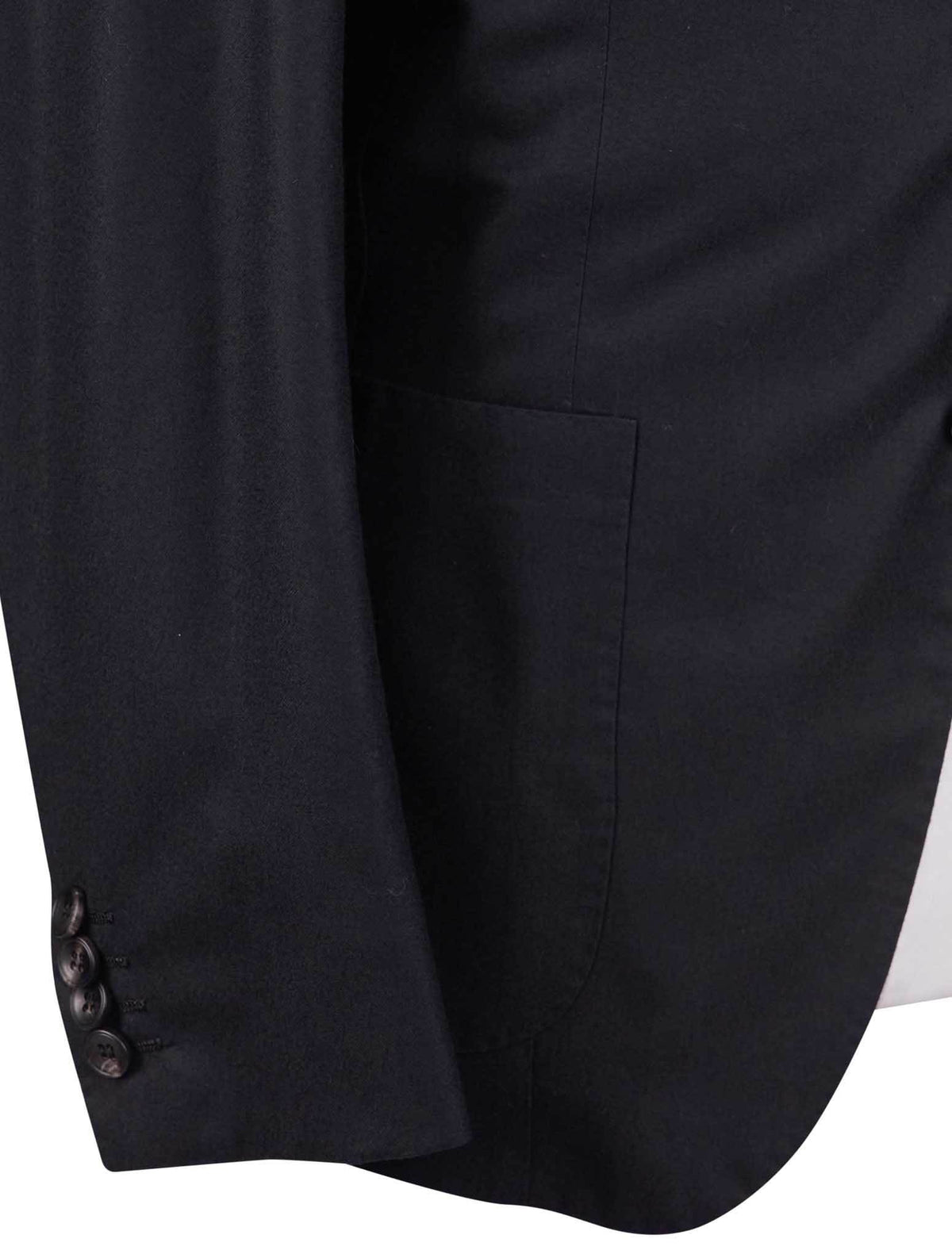 Kiton Black Wool 14 Micron Suit