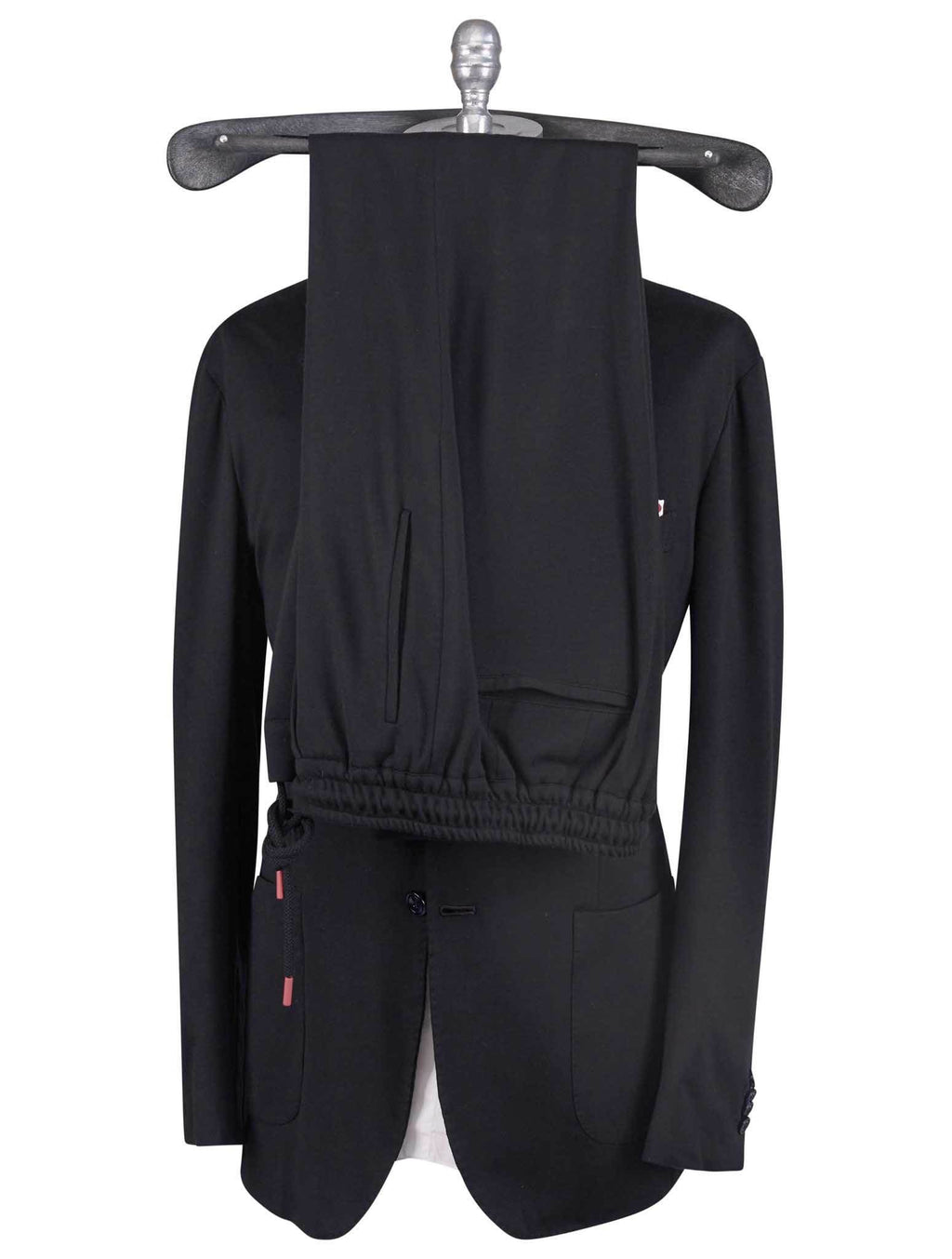 Kiton Black Virgin Wool 12,9 Micron Suit