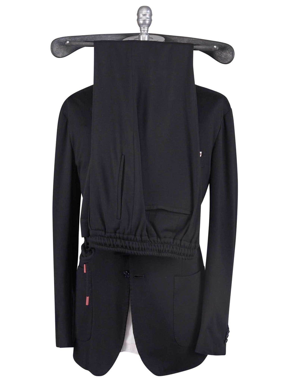 Kiton Black Virgin Wool 12,9 Micron Suit