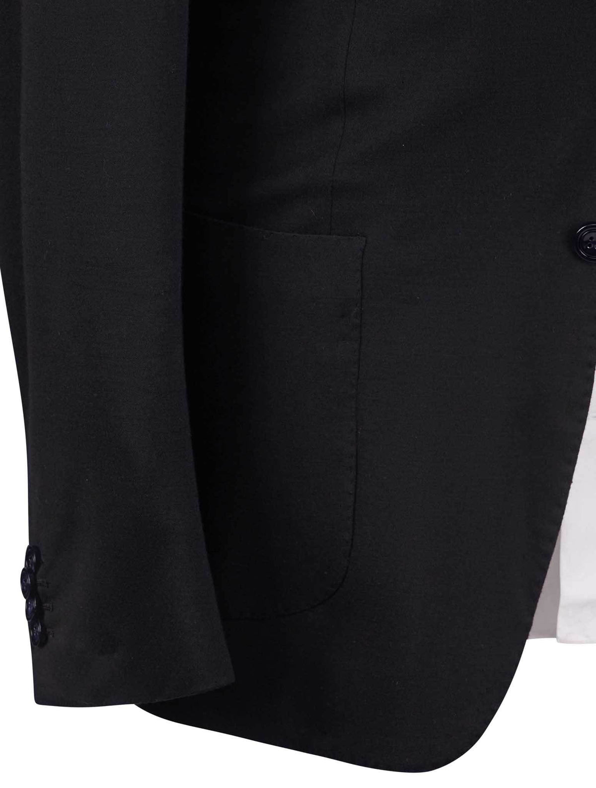 Kiton Black Virgin Wool 12,9 Micron Suit
