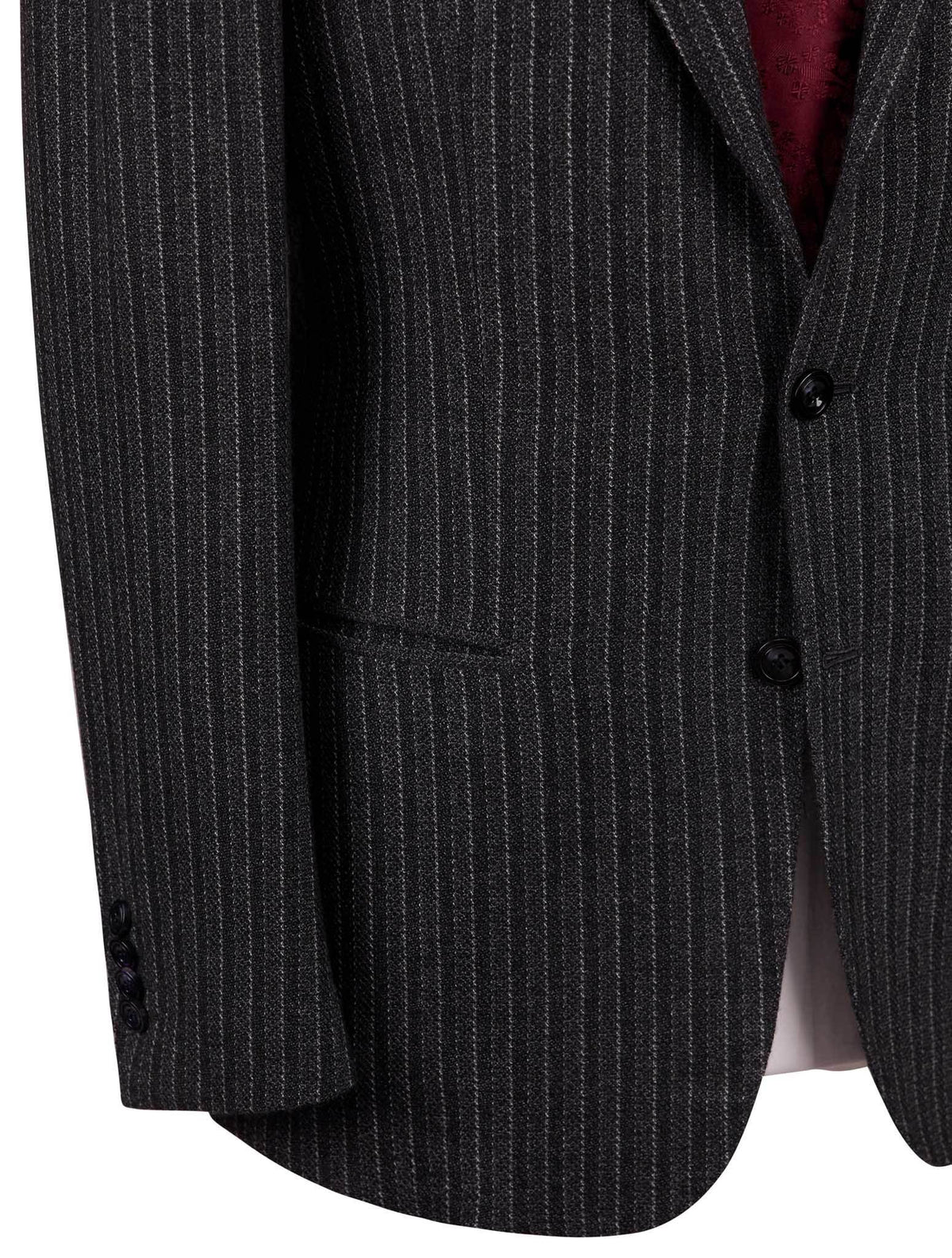 Kiton Gray Cashmere Suit