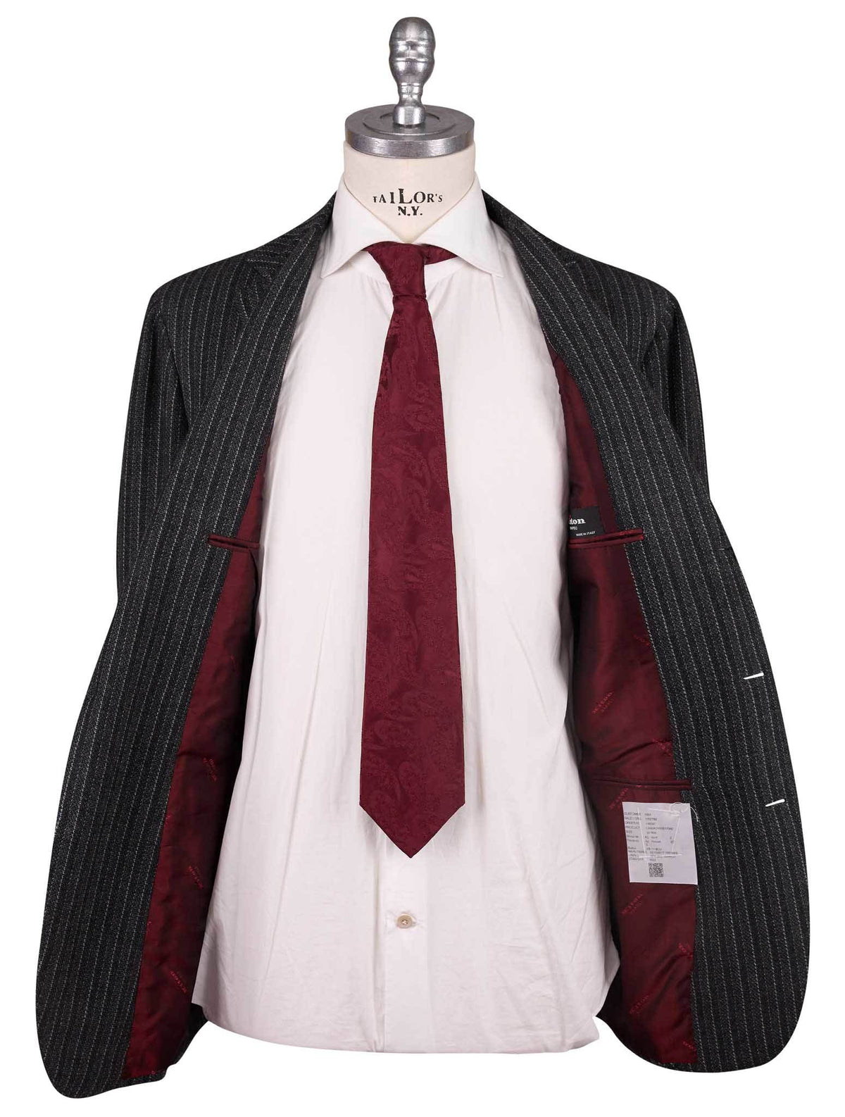 Kiton Gray Cashmere Suit