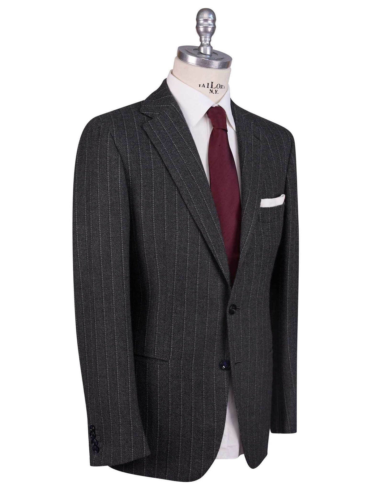 Kiton Kiton Gray Cashmere Suit Gray 001