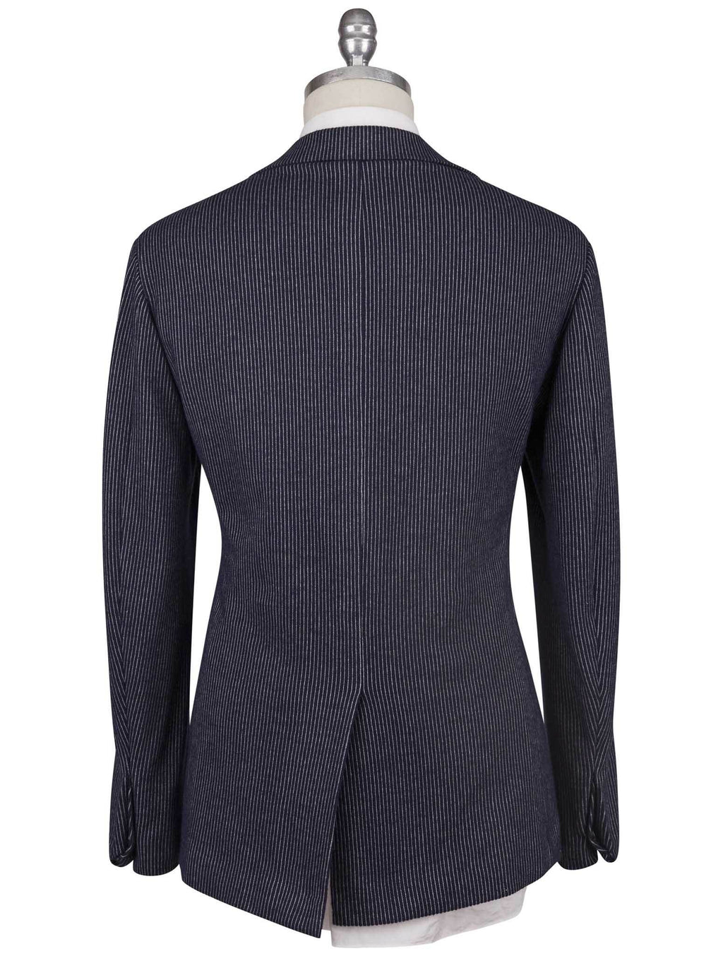 Kiton Knt Blue Cashmere Cotton Suit