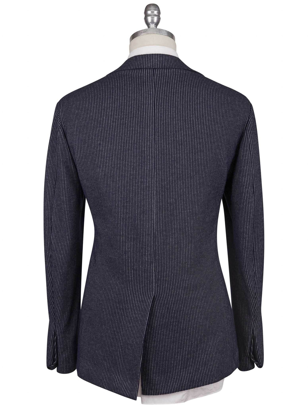Kiton Knt Blue Cashmere Cotton Suit