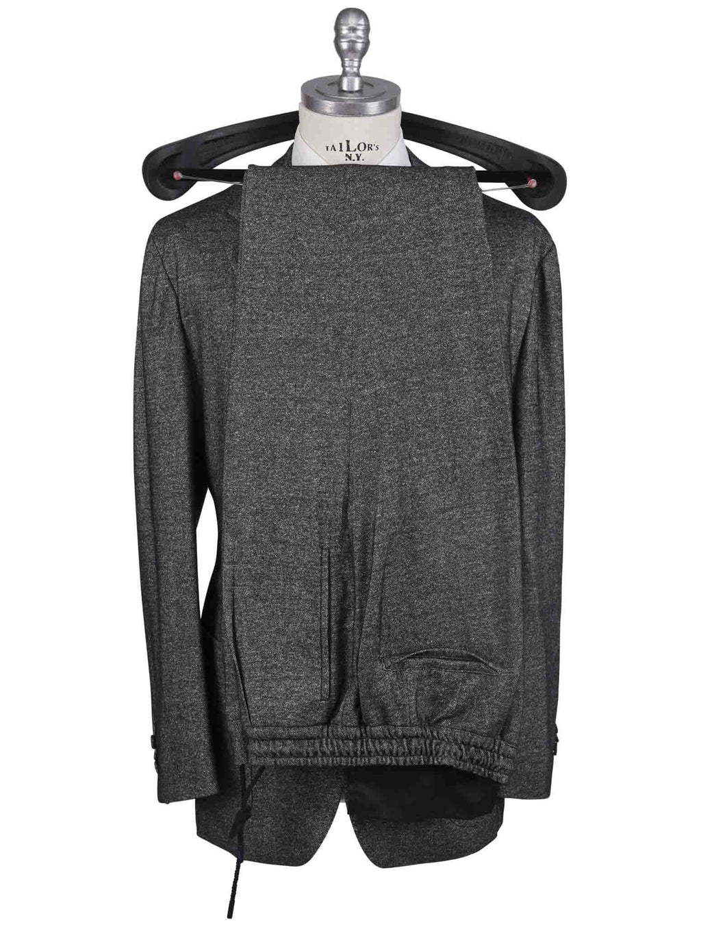 Kiton Knt Gray Cashmere Silk Suit