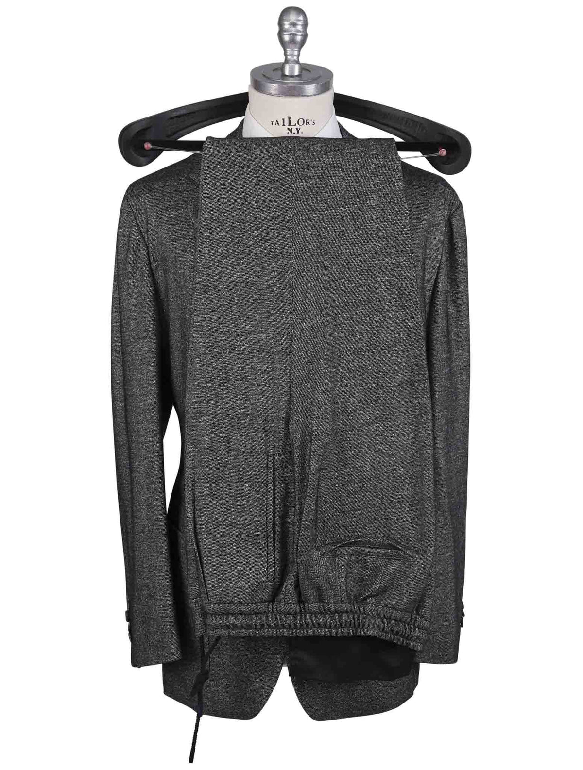 Kiton Knt Gray Cashmere Silk Suit