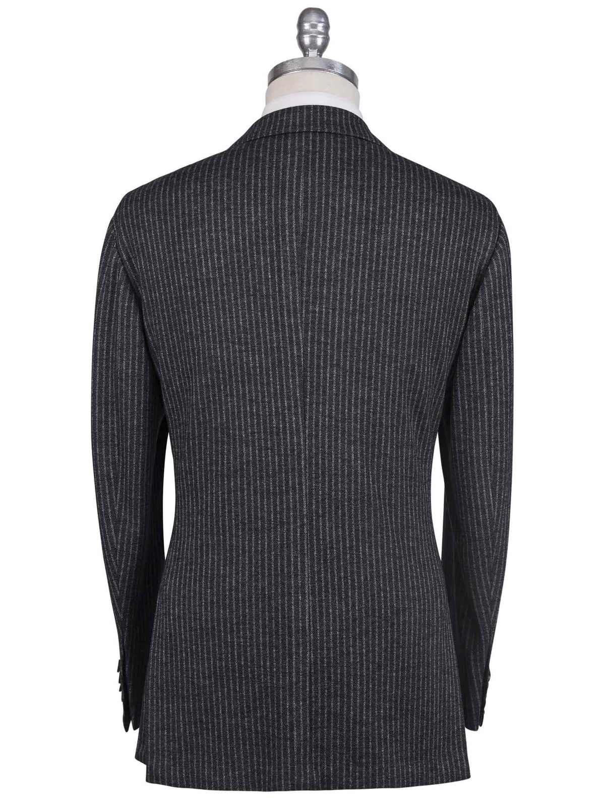 Kiton Knt Gray Cotton Virgin Wool Suit