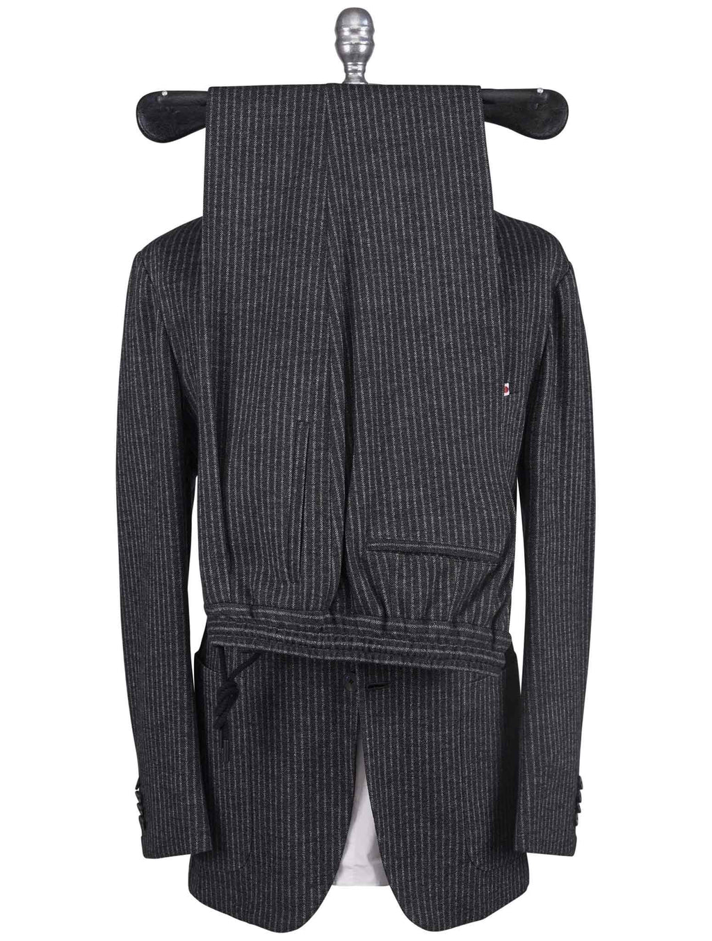 Kiton Knt Gray Cotton Virgin Wool Suit