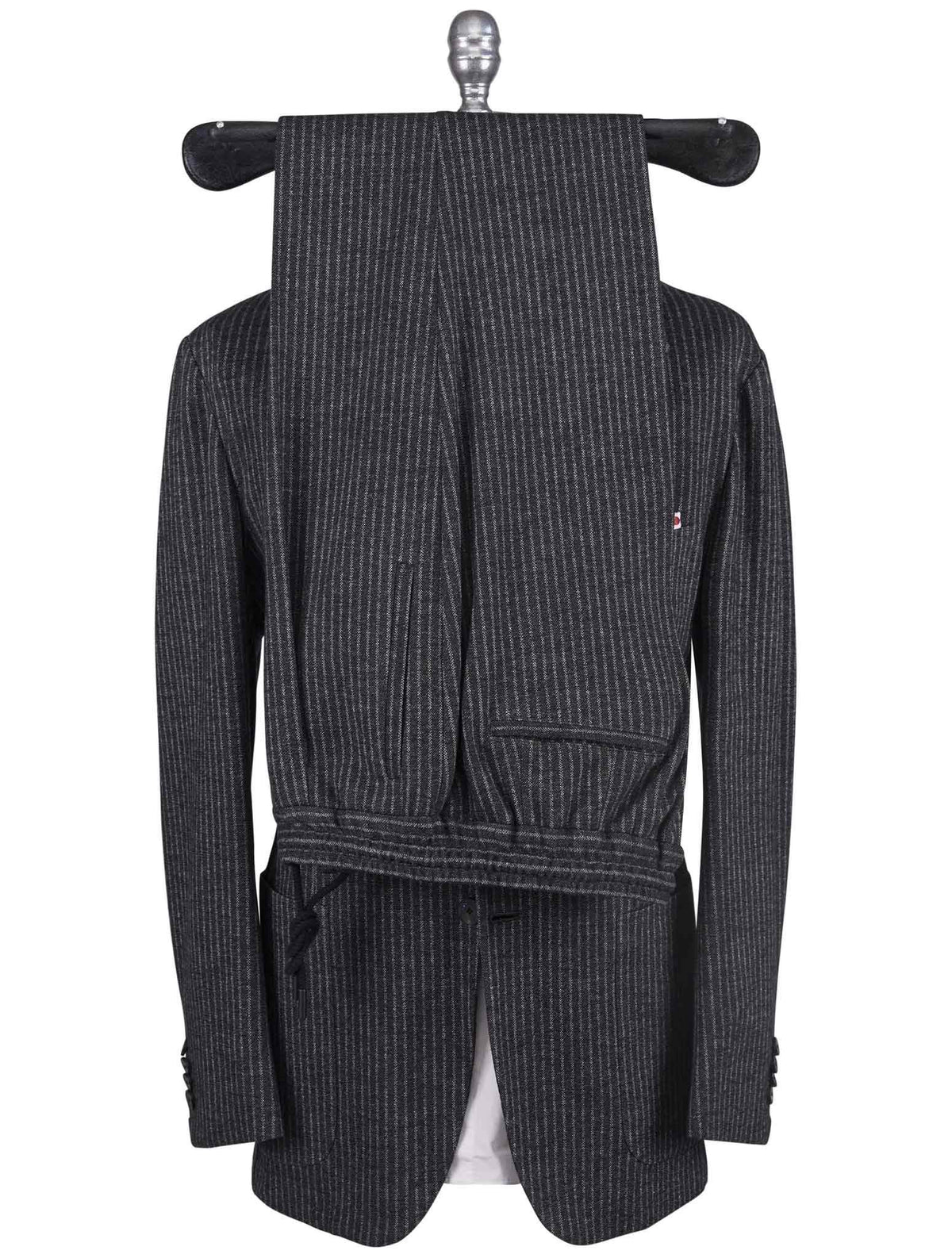 Kiton Knt Gray Cotton Virgin Wool Suit