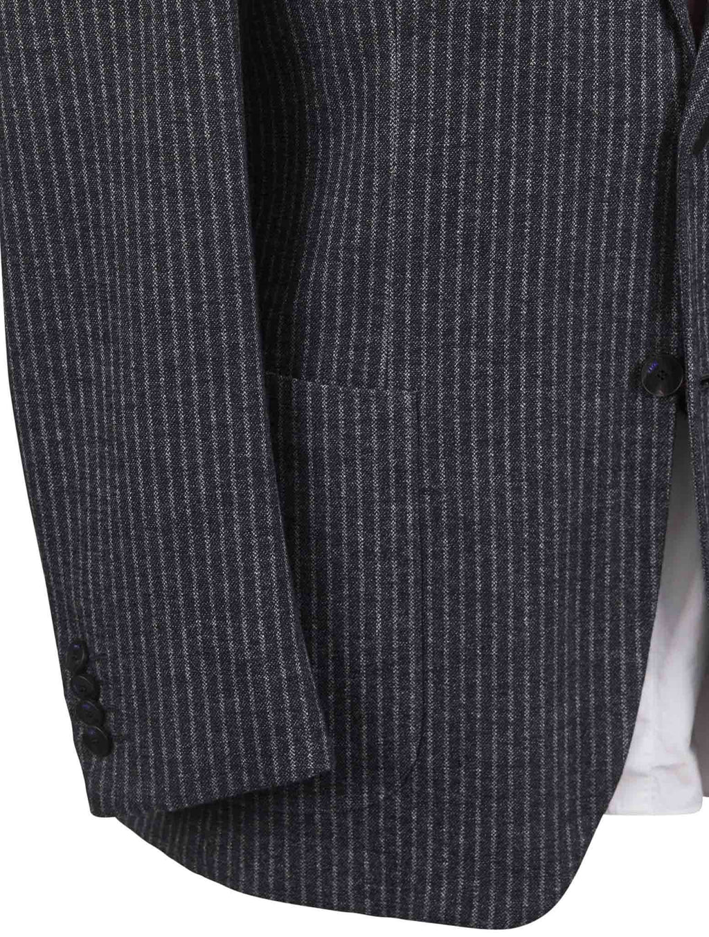 Kiton Knt Gray Cotton Virgin Wool Suit