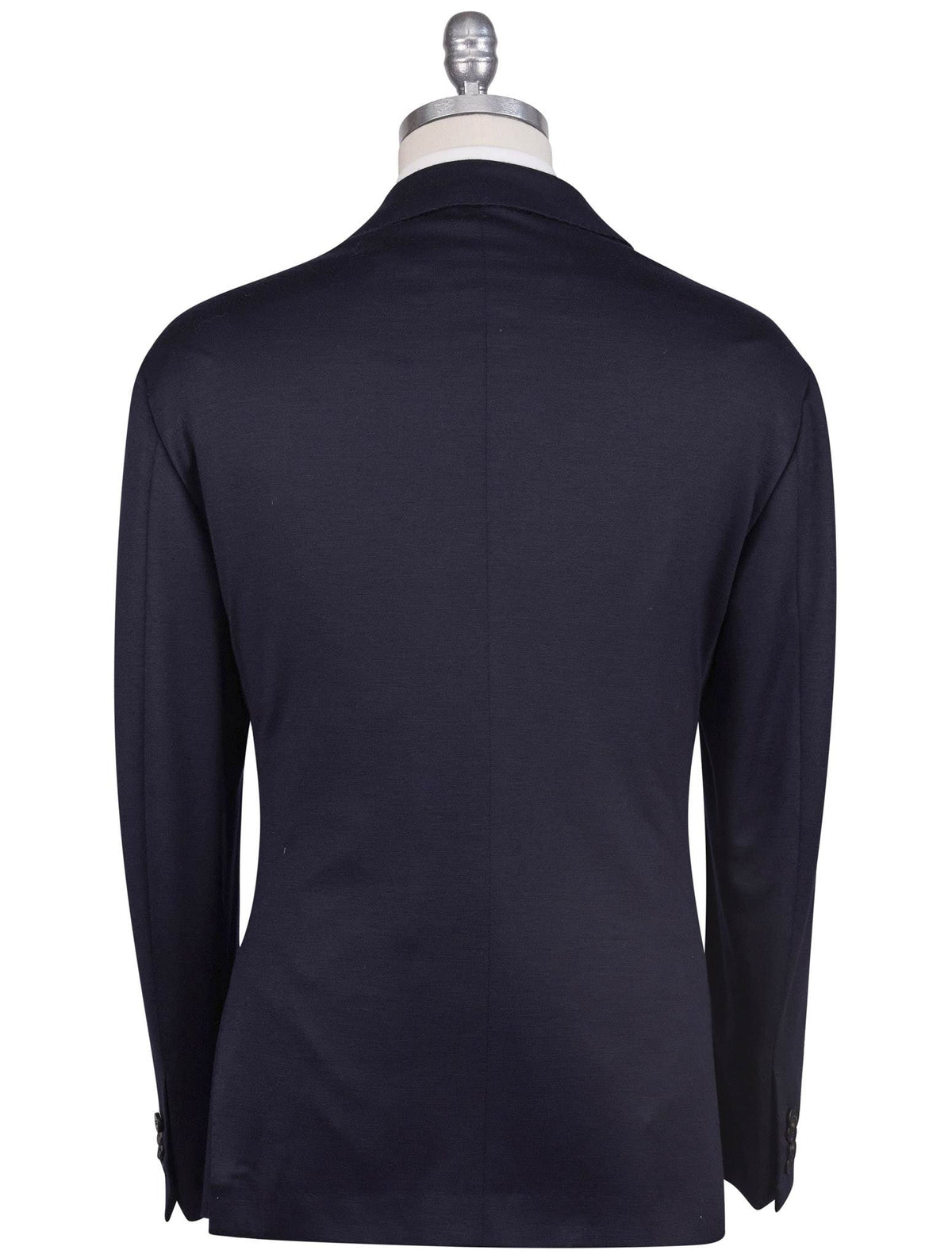 Kiton Knt Blue Wool Suit
