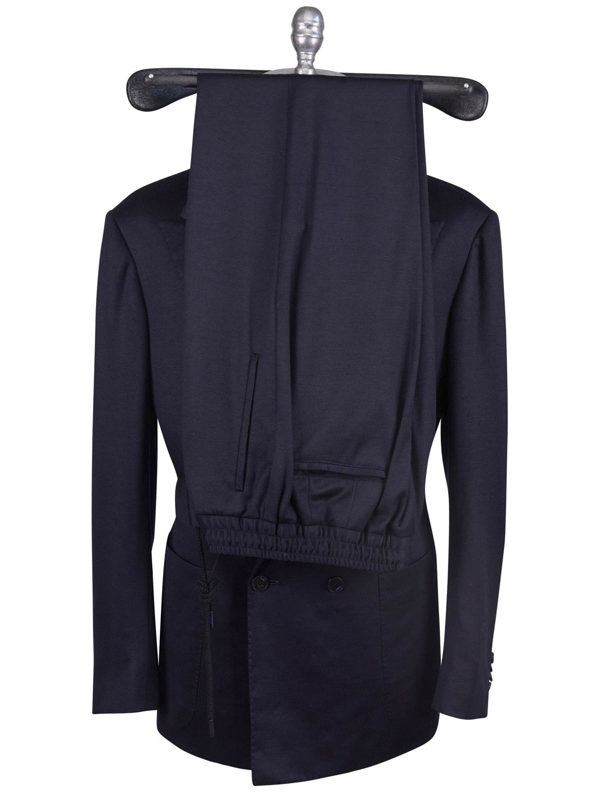 Kiton Knt Blue Wool Suit