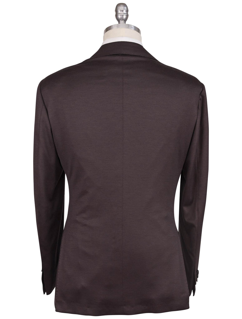 Kiton Knt Brown Wool Suit
