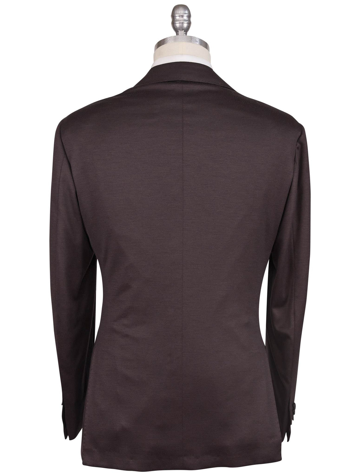 Kiton Knt Brown Wool Suit