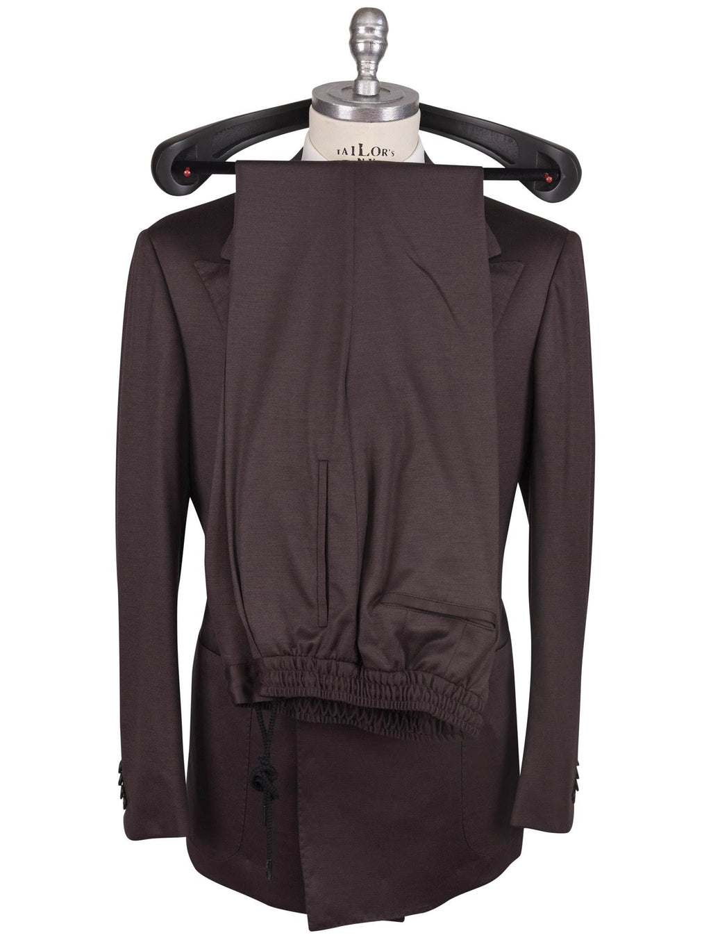 Kiton Knt Brown Wool Suit